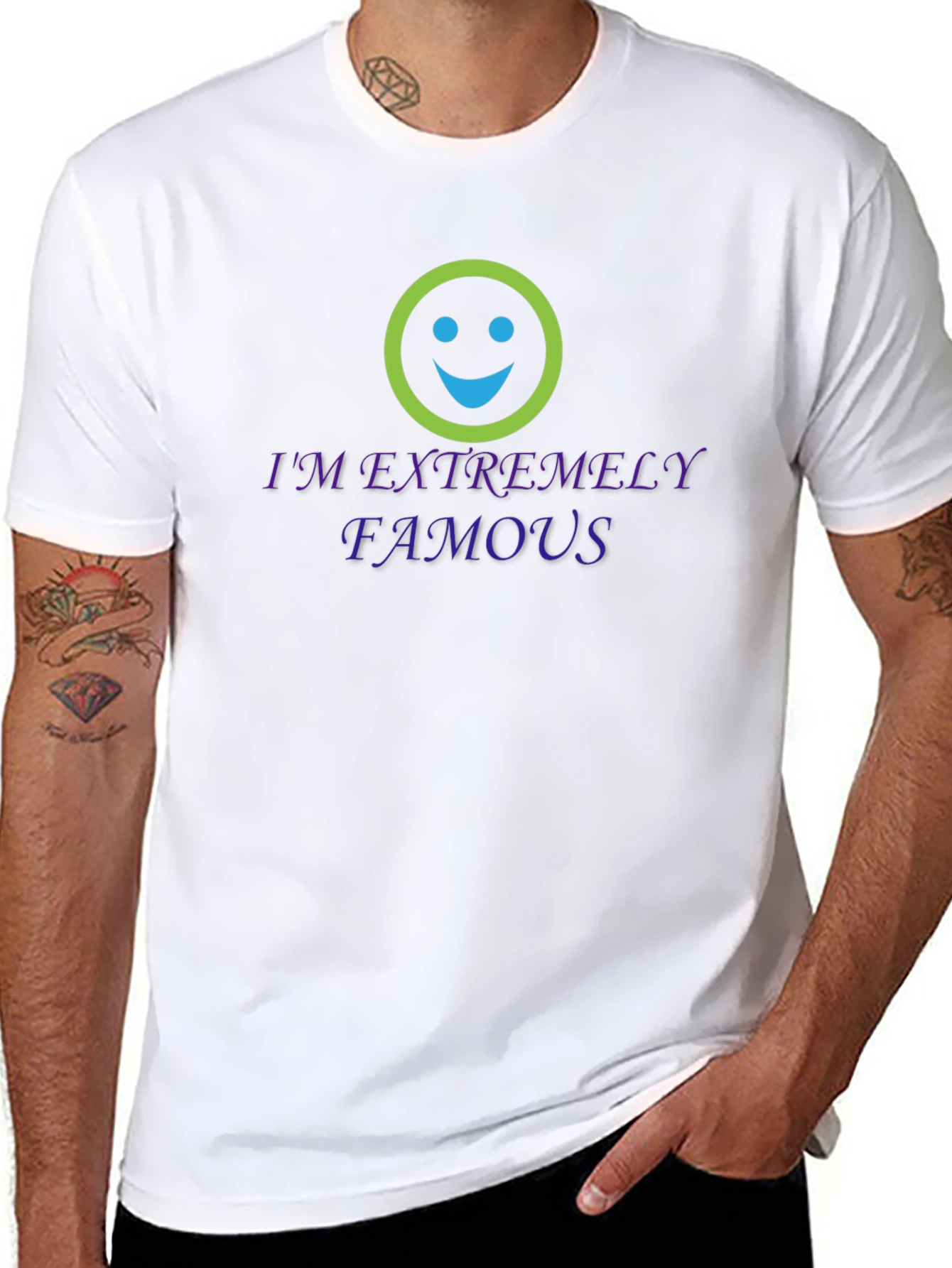 Extremely Famous Graphic Tee - Black