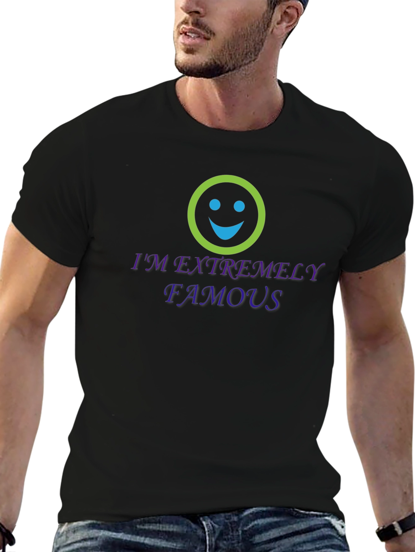 Extremely Famous Graphic Tee - Black