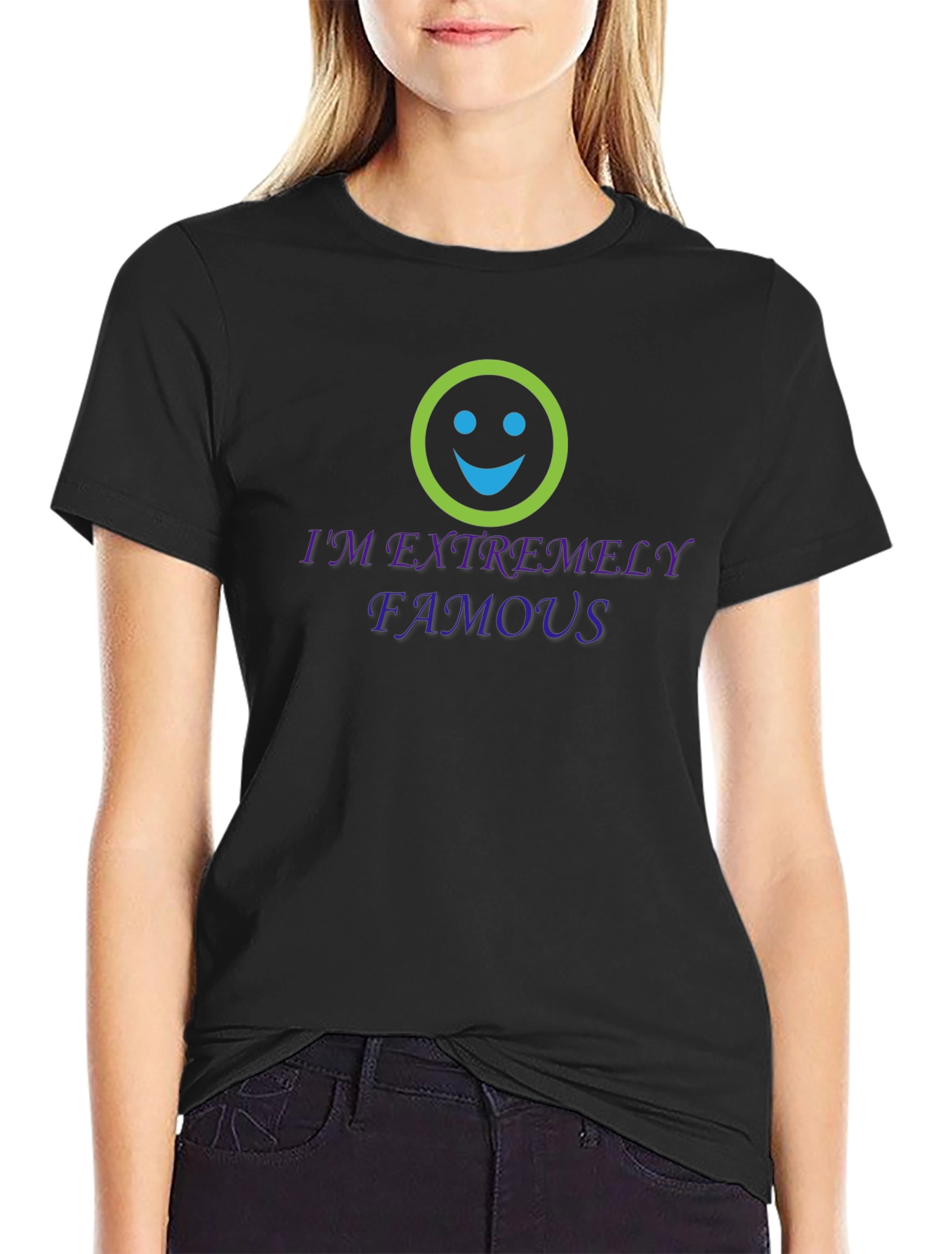 Extremely Famous Graphic Tee - Black
