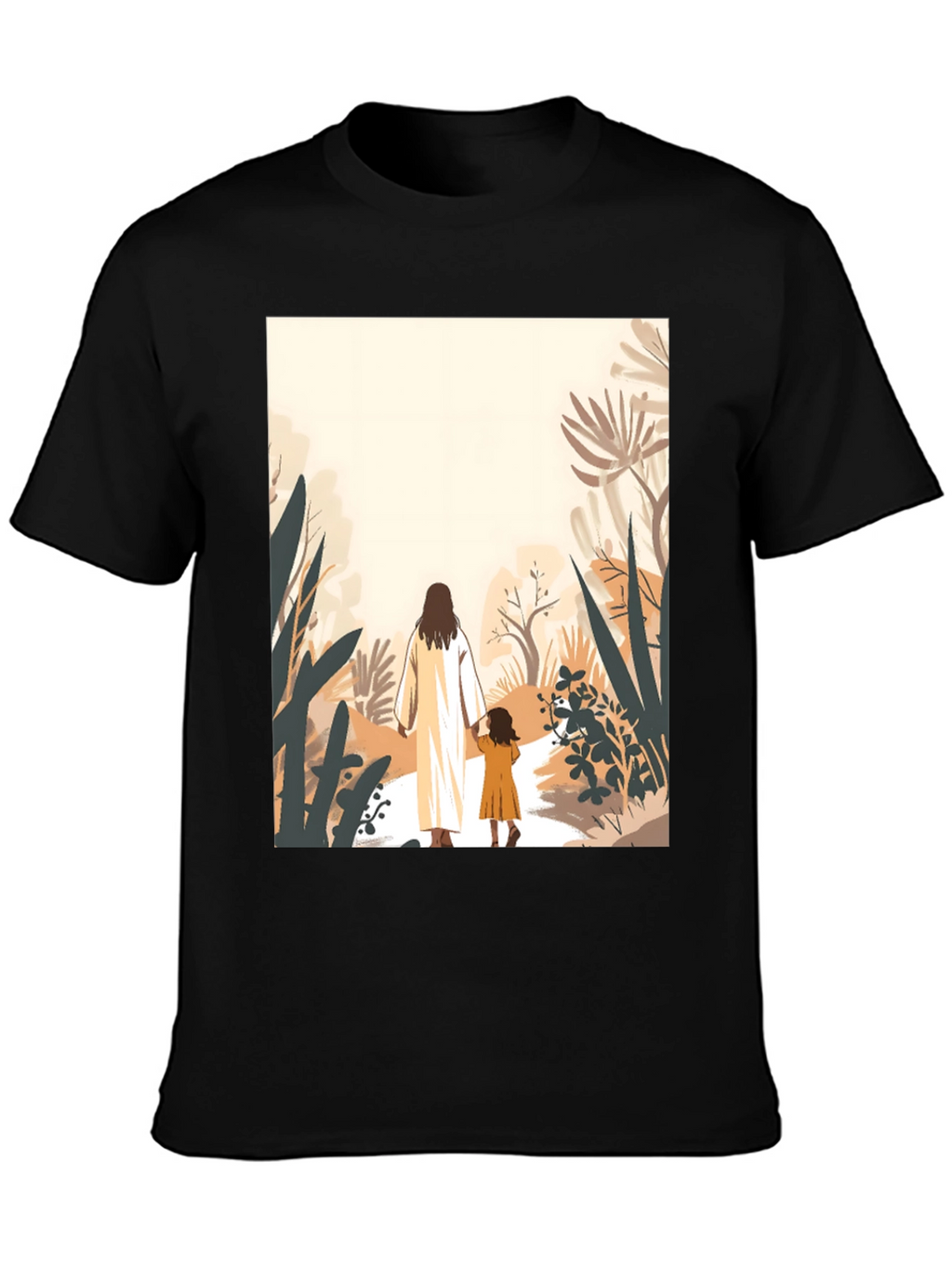 Faith Walk T-Shirt - Jesus & Child Design