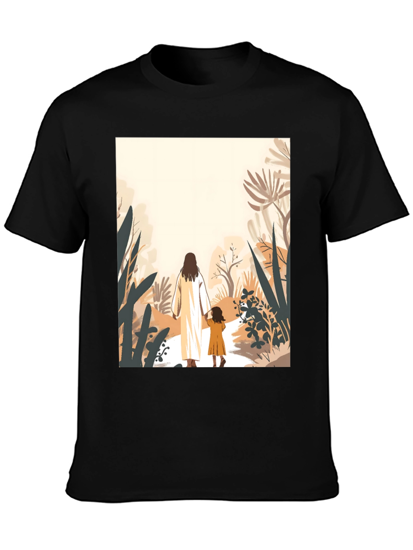 Faith Walk T-Shirt - Jesus & Child Design