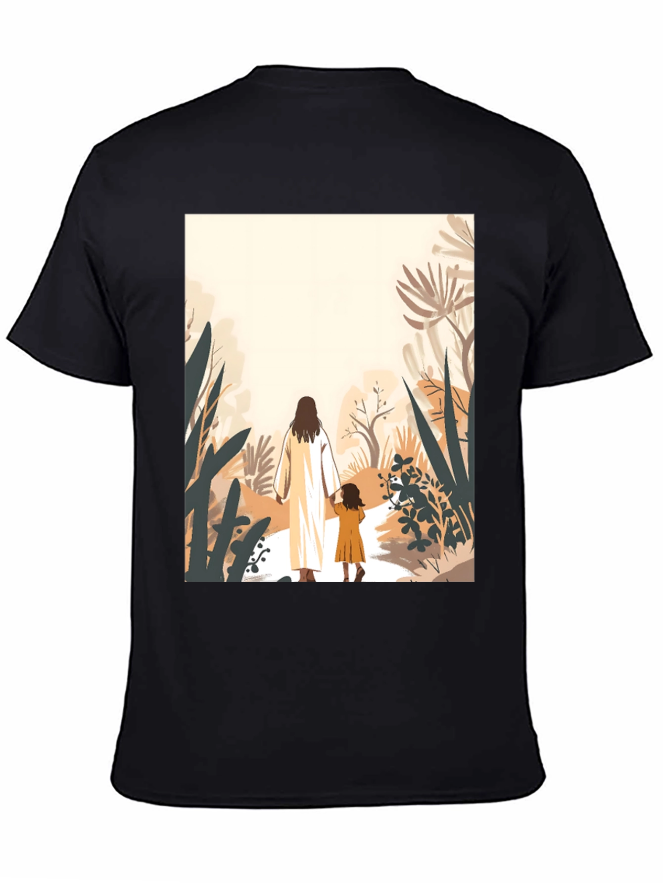 Faith Walk T-Shirt - Jesus & Child Design