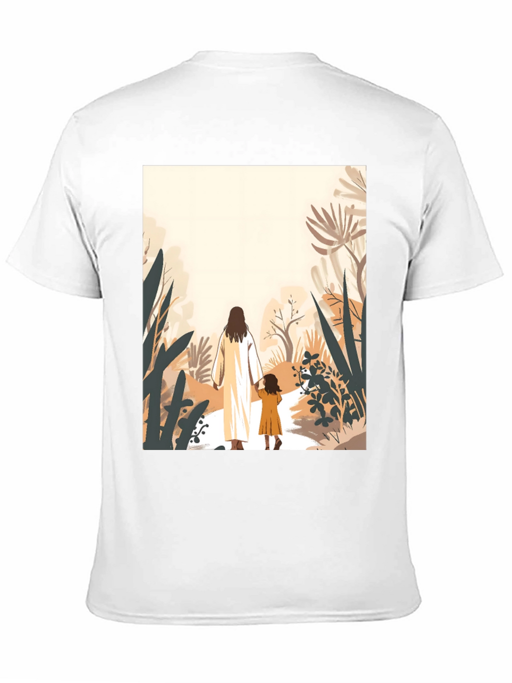 Faith Walk T-Shirt - Jesus & Child Design