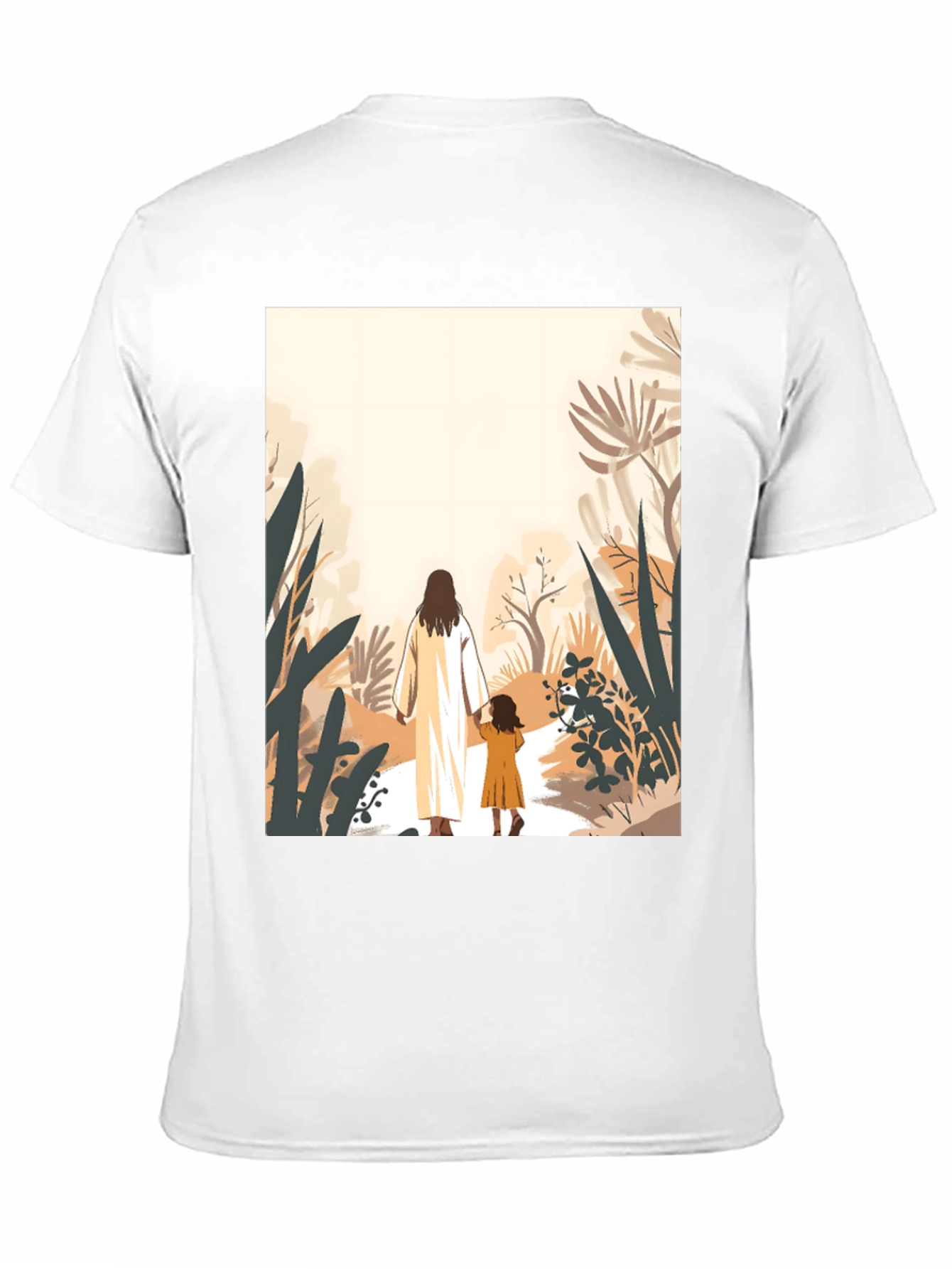 Faith Walk T-Shirt - Jesus & Child Design