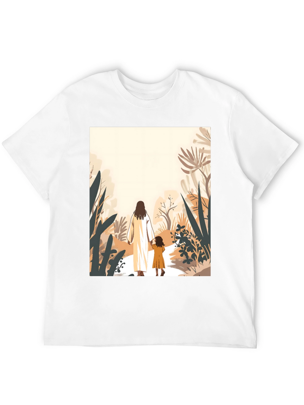 Faith Walk T-Shirt - Jesus & Child Design