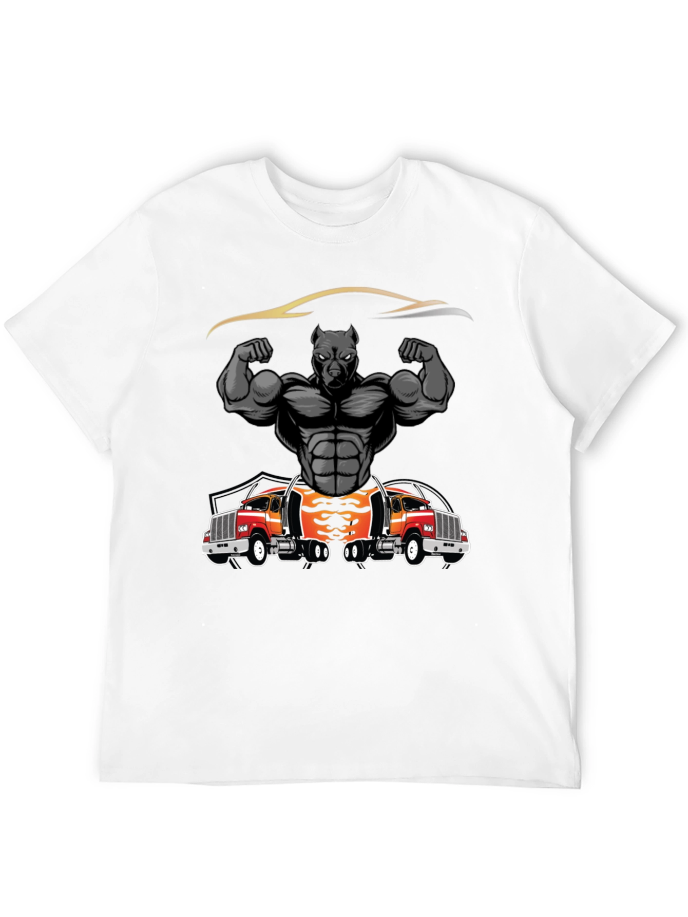 Pitbull Muscle Trucker Graphic T-Shirt