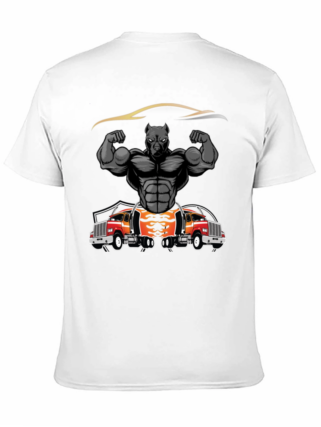 Pitbull Muscle Trucker Graphic T-Shirt