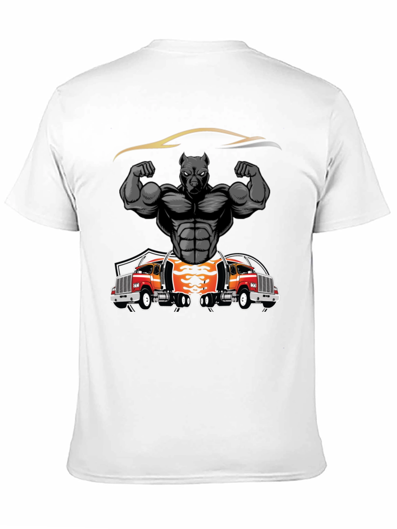 Pitbull Muscle Trucker Graphic T-Shirt