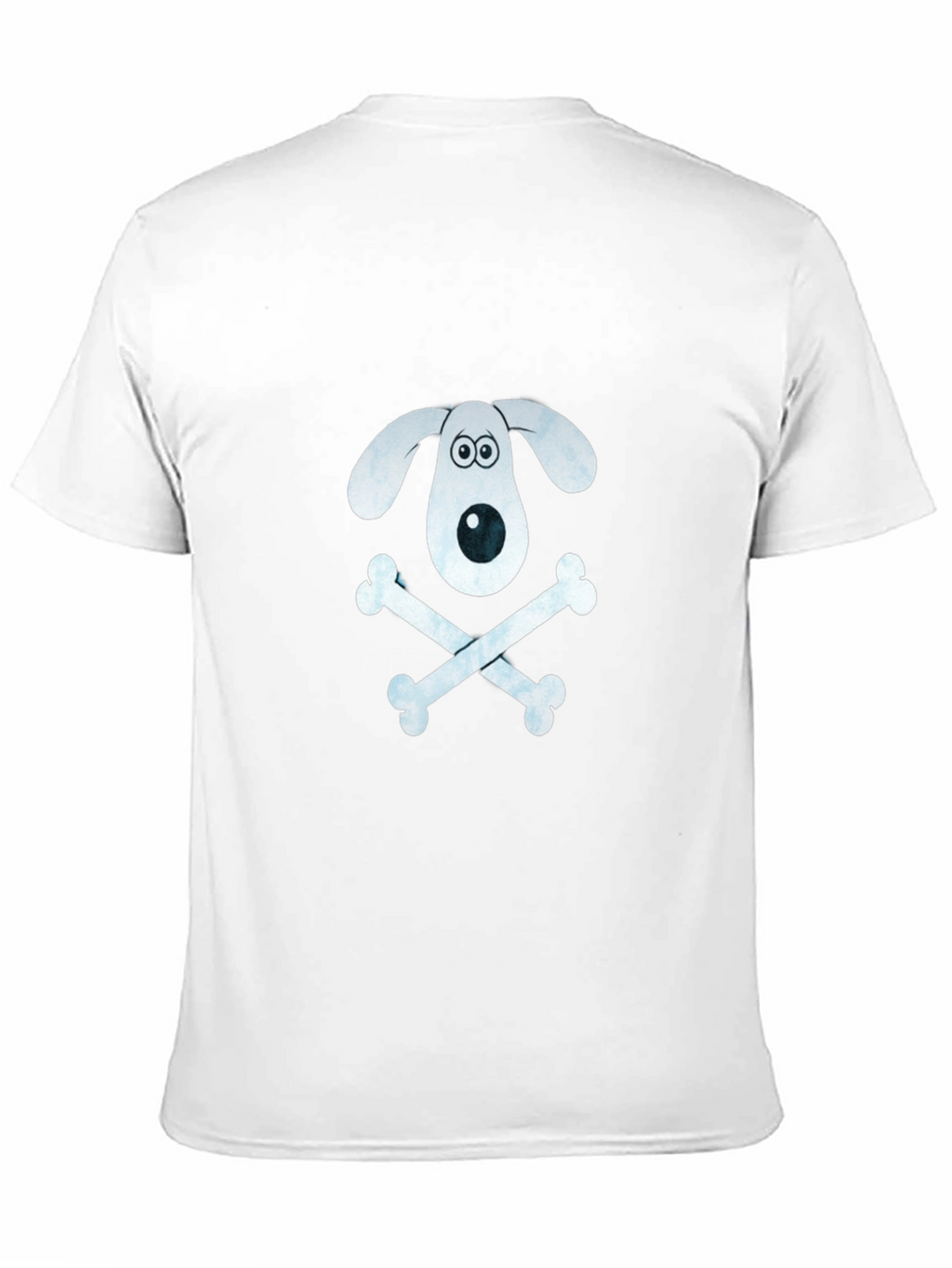 Dog & Bones Graphic T-Shirt - Black Cotton