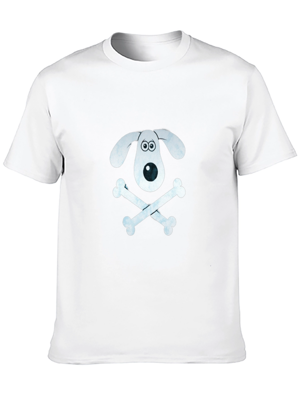 Dog & Bones Graphic T-Shirt - Black Cotton