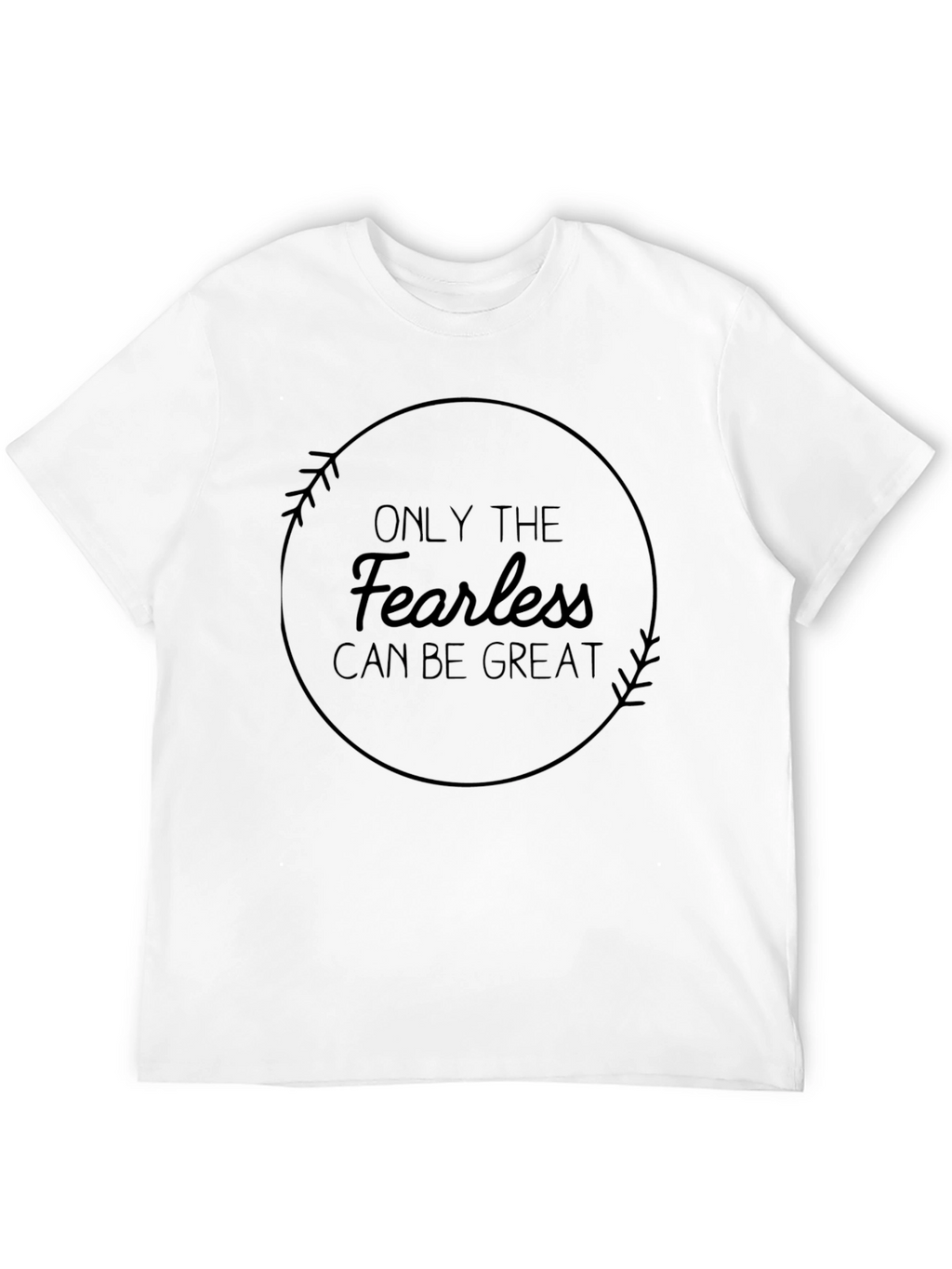 Fearless Greatness Graphic Tee - Stylish Cotton Blend