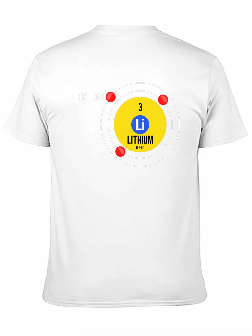 Lithium Atom T-Shirt - Science Geek Tee