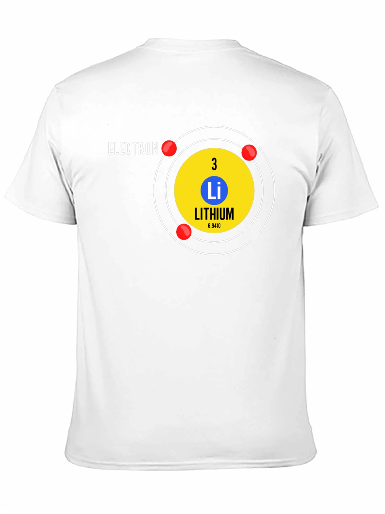 Lithium Atom T-Shirt - Science Geek Tee