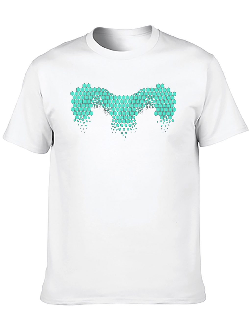 Honeycomb Pattern Tee - Modern Design