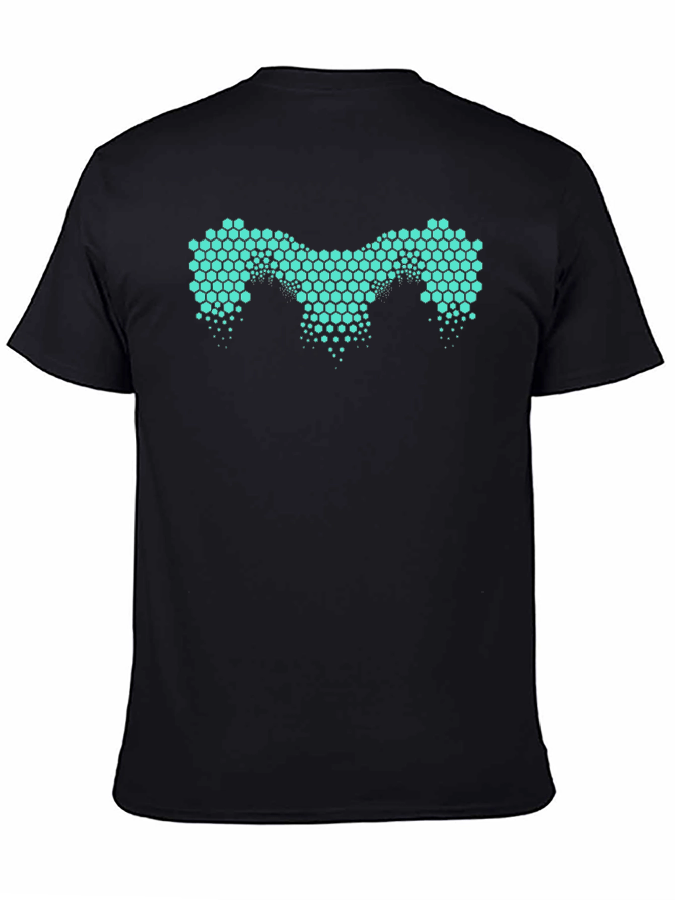 Honeycomb Pattern Tee - Modern Design