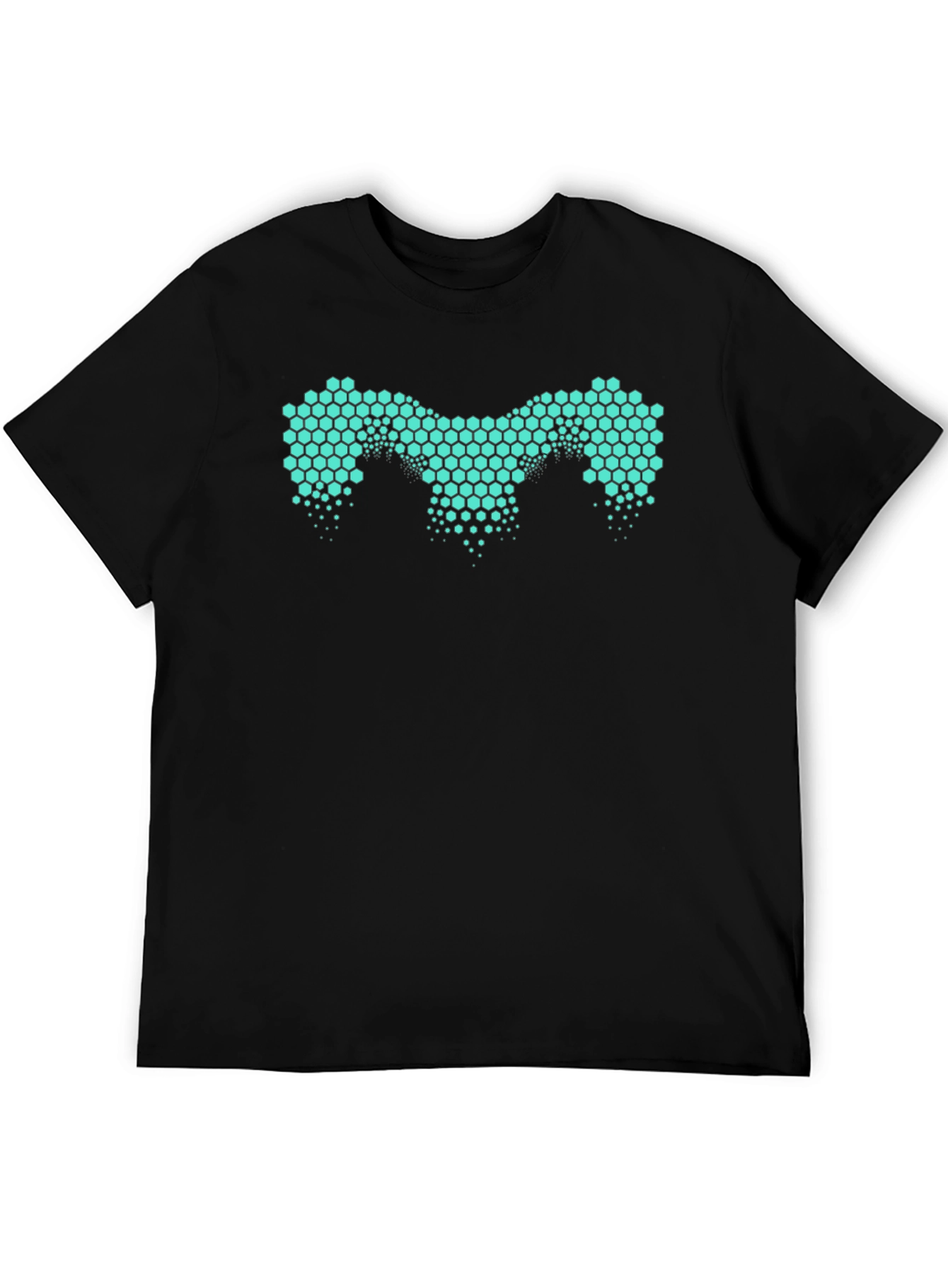 Honeycomb Pattern Tee - Modern Design
