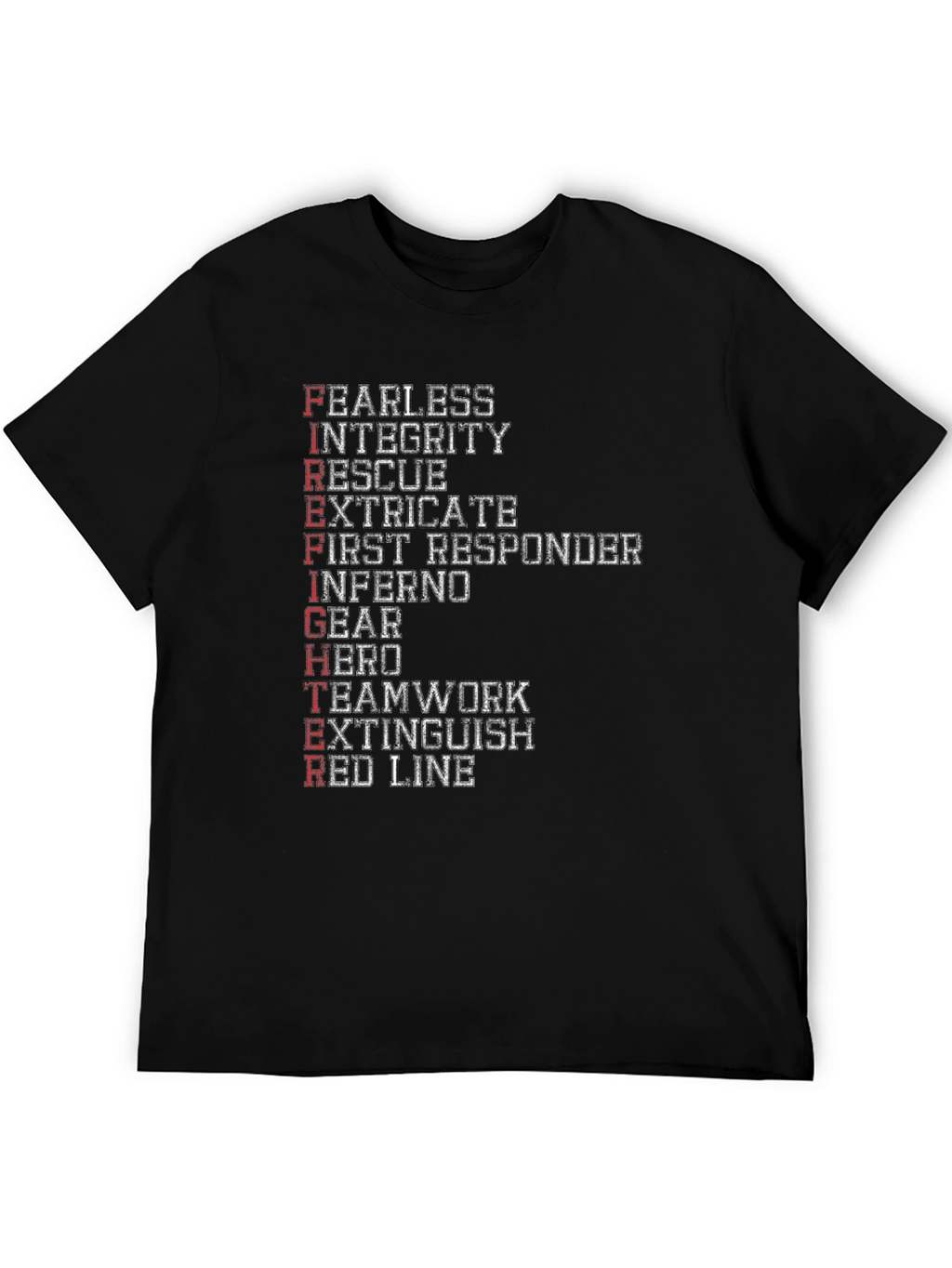Firefighter Acronym Graphic Tee