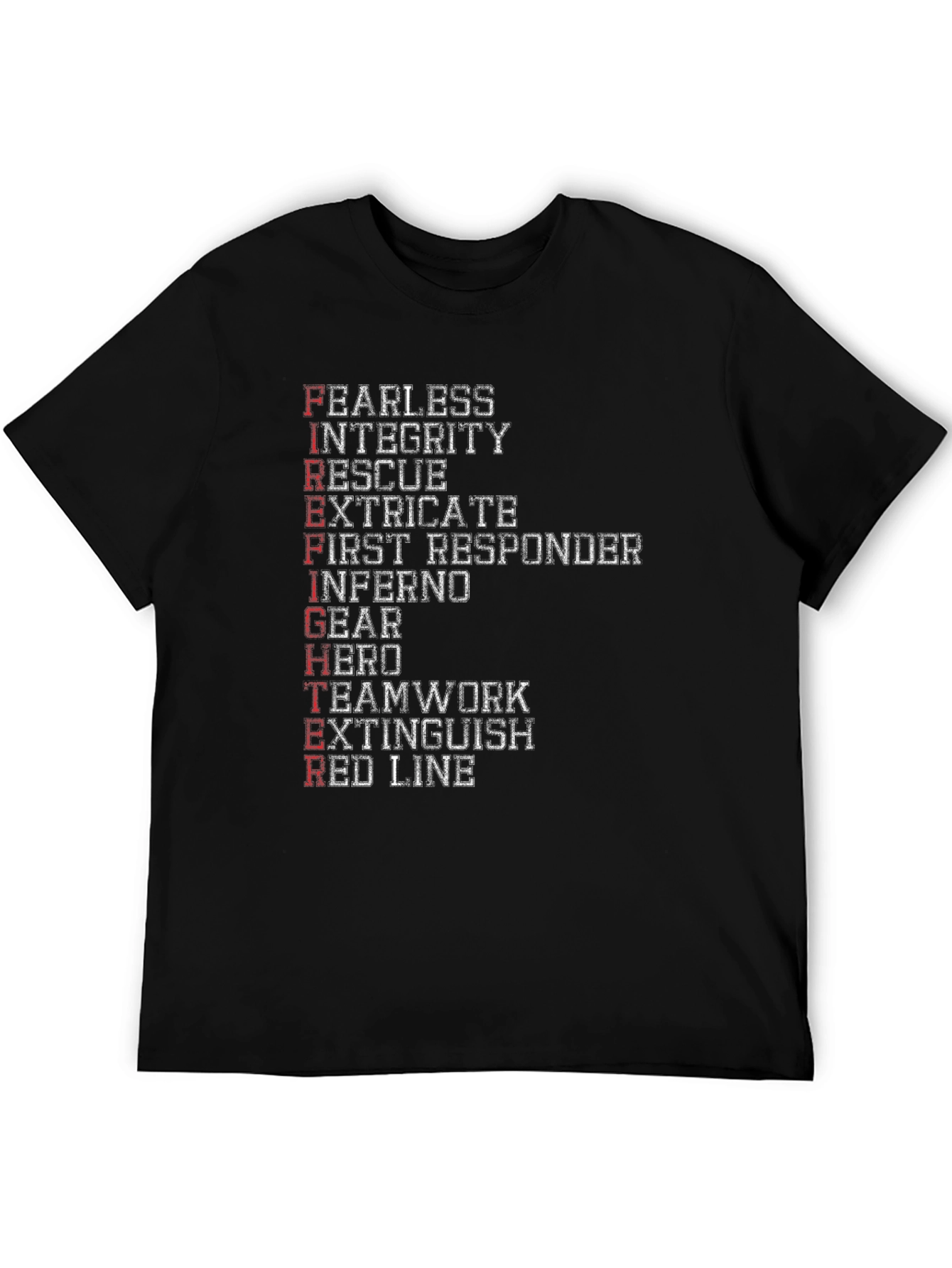 Firefighter Acronym Graphic Tee