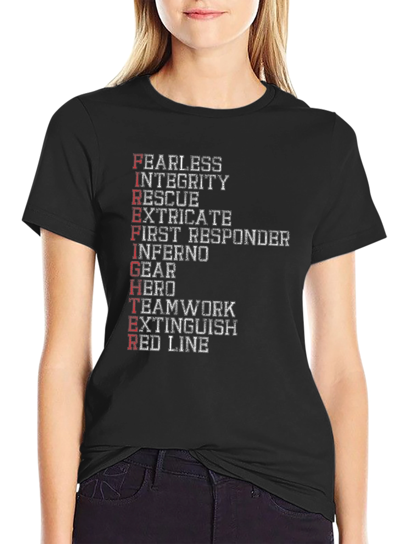 Firefighter Acronym Graphic Tee
