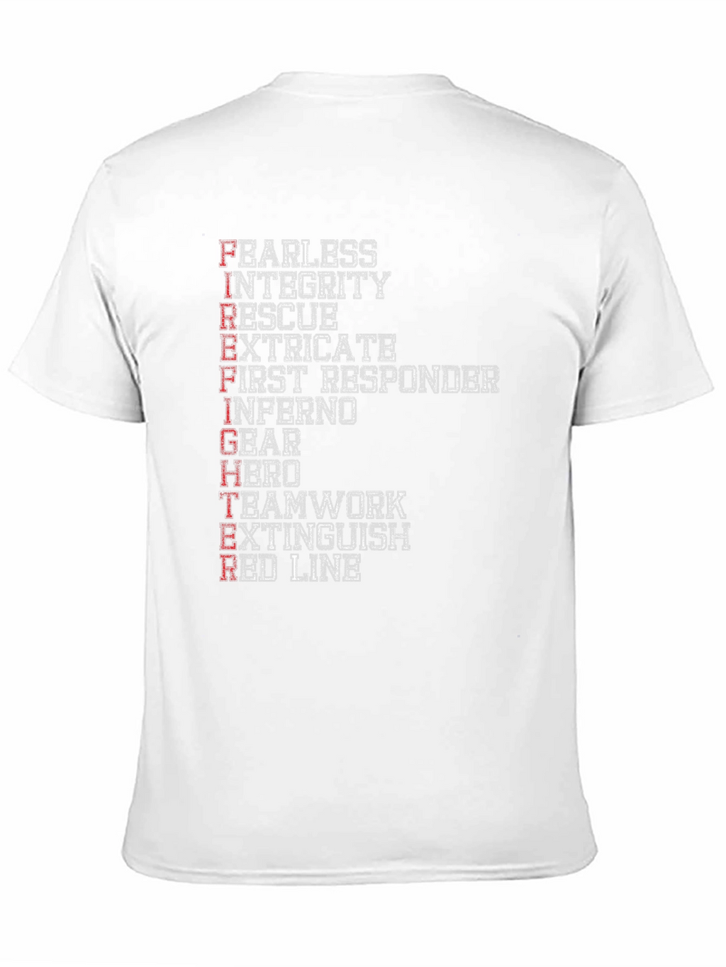 Firefighter Acronym Graphic Tee