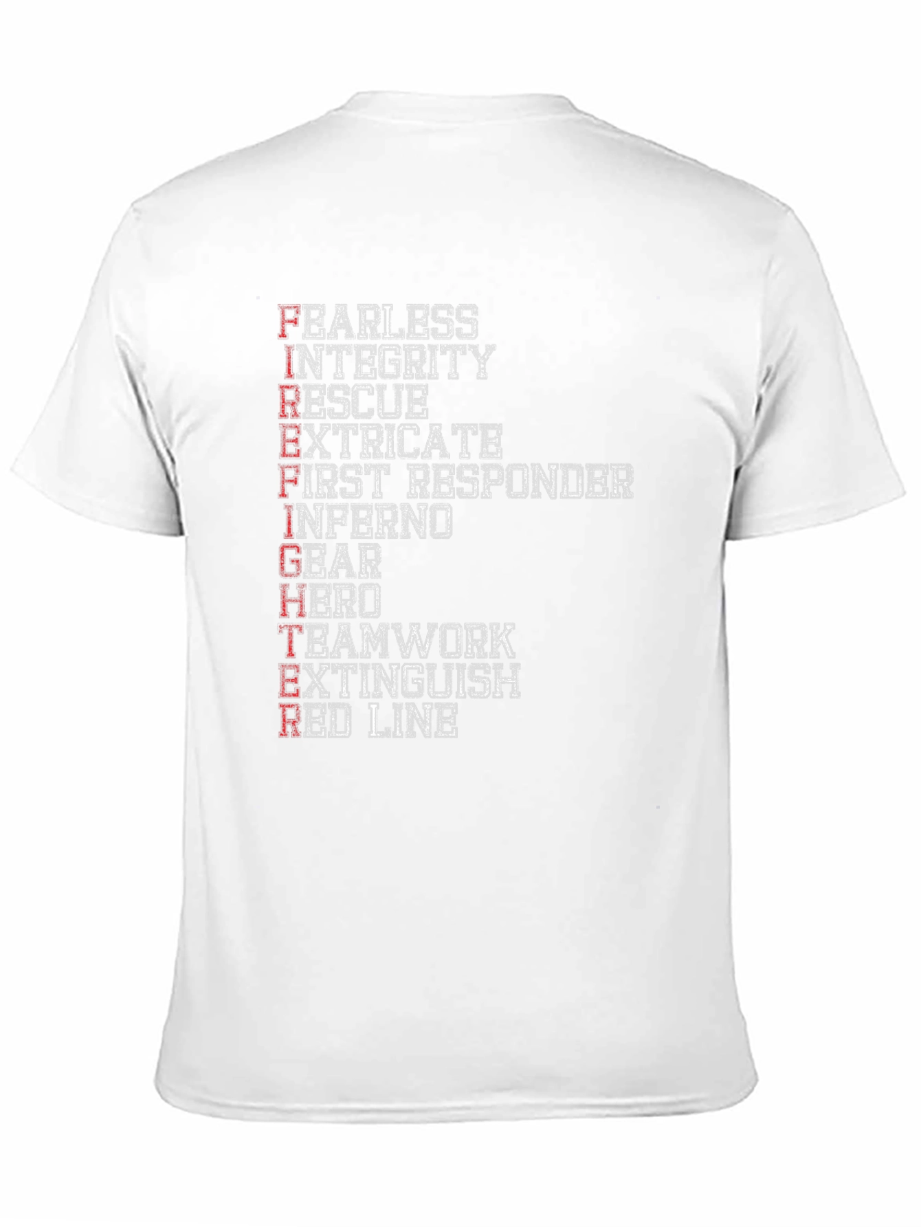 Firefighter Acronym Graphic Tee