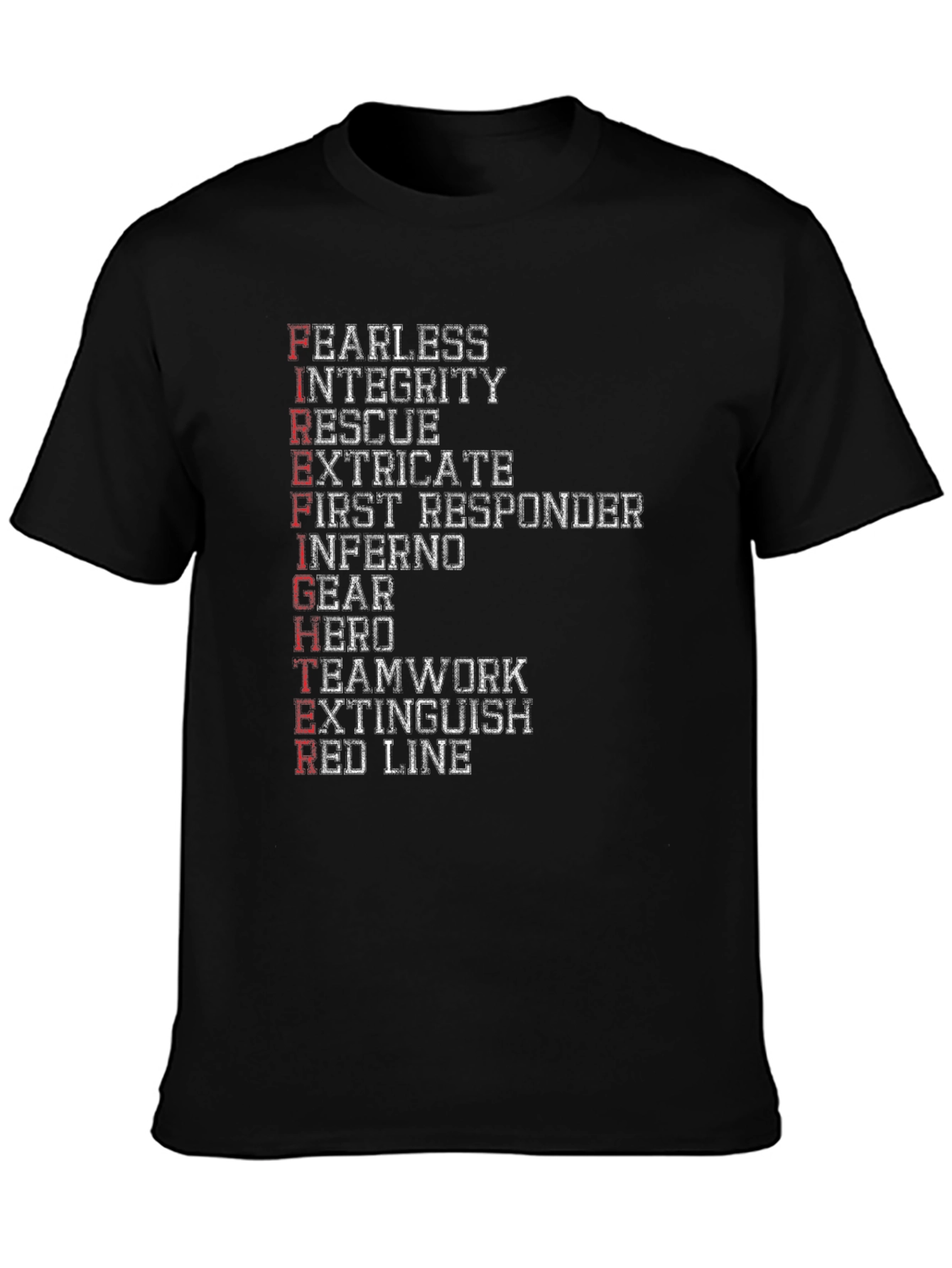 Firefighter Acronym Graphic Tee