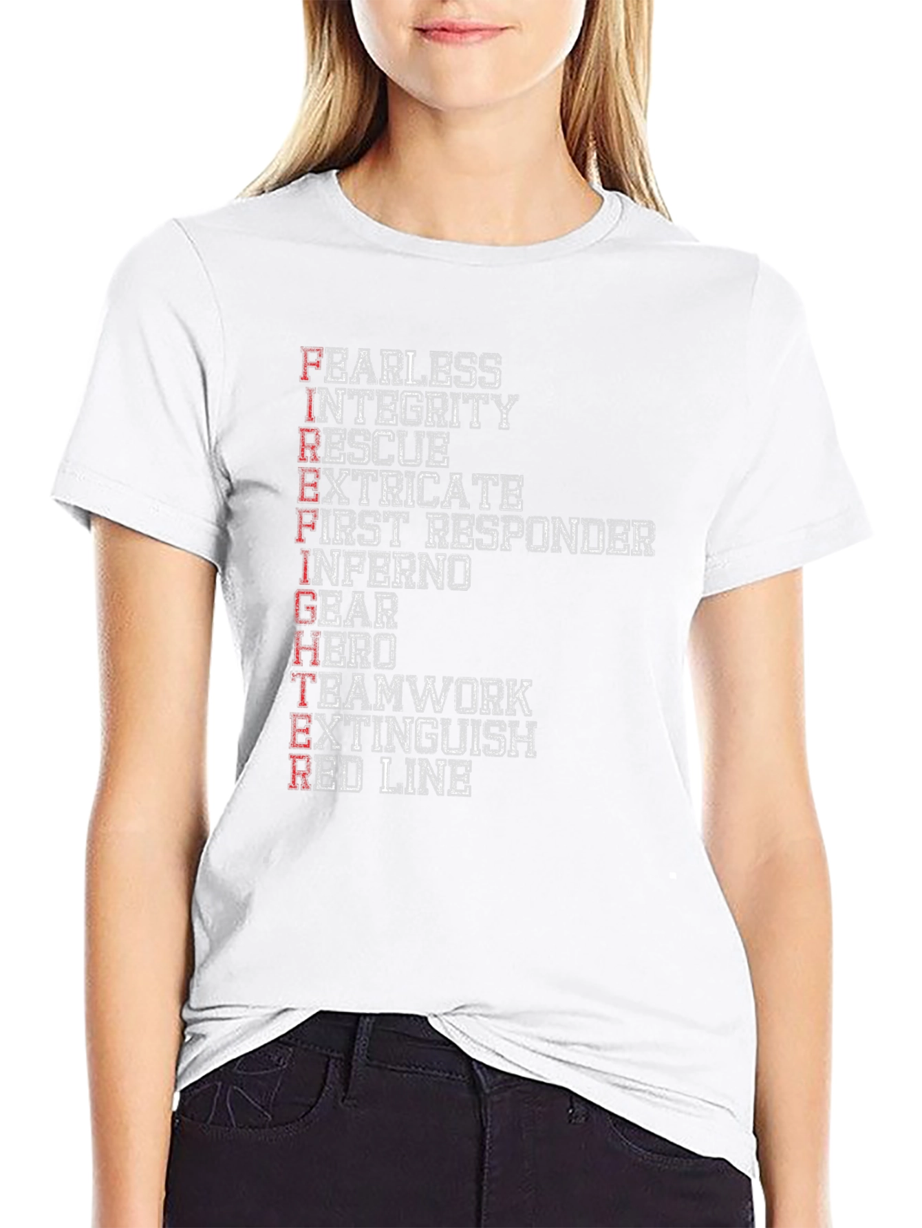 Firefighter Acronym Graphic Tee
