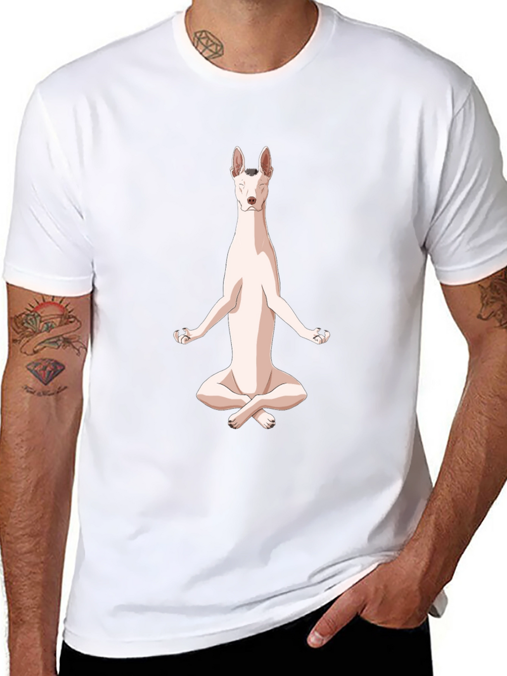 Yoga Dog T-Shirt - Meditating Canine Tee