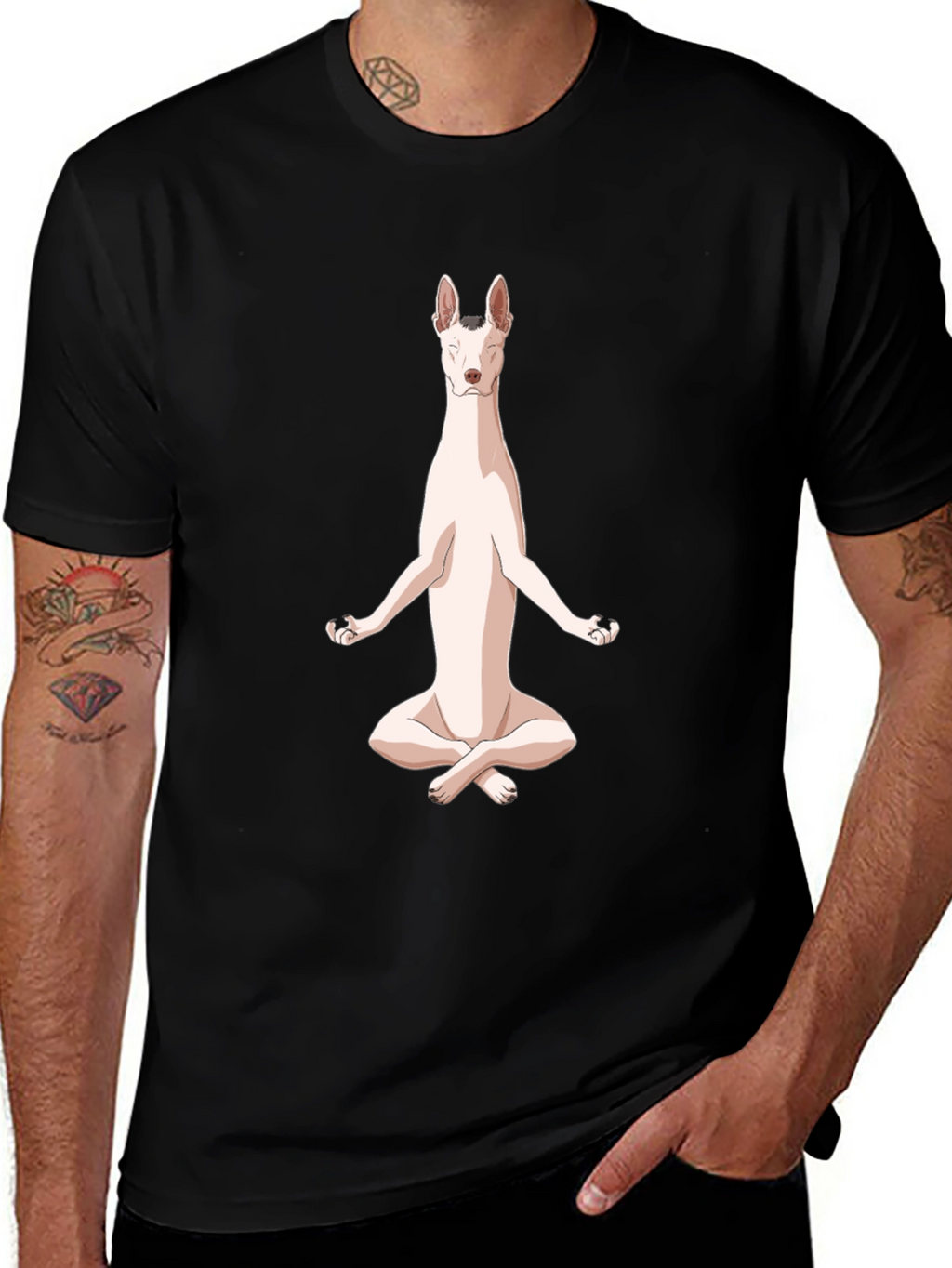 Yoga Dog T-Shirt - Meditating Canine Tee