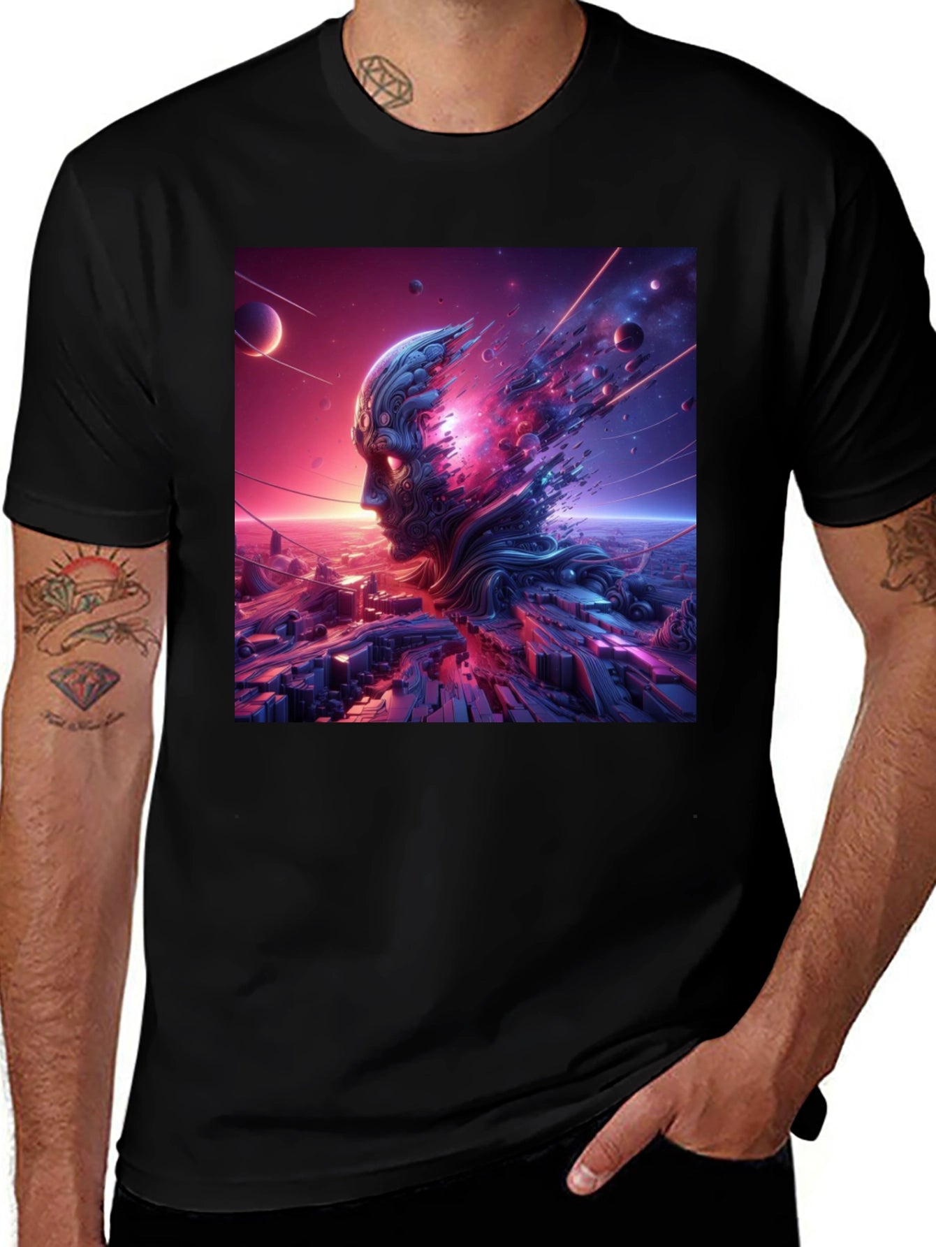 Cosmic Mind T-Shirt - Galactic Design