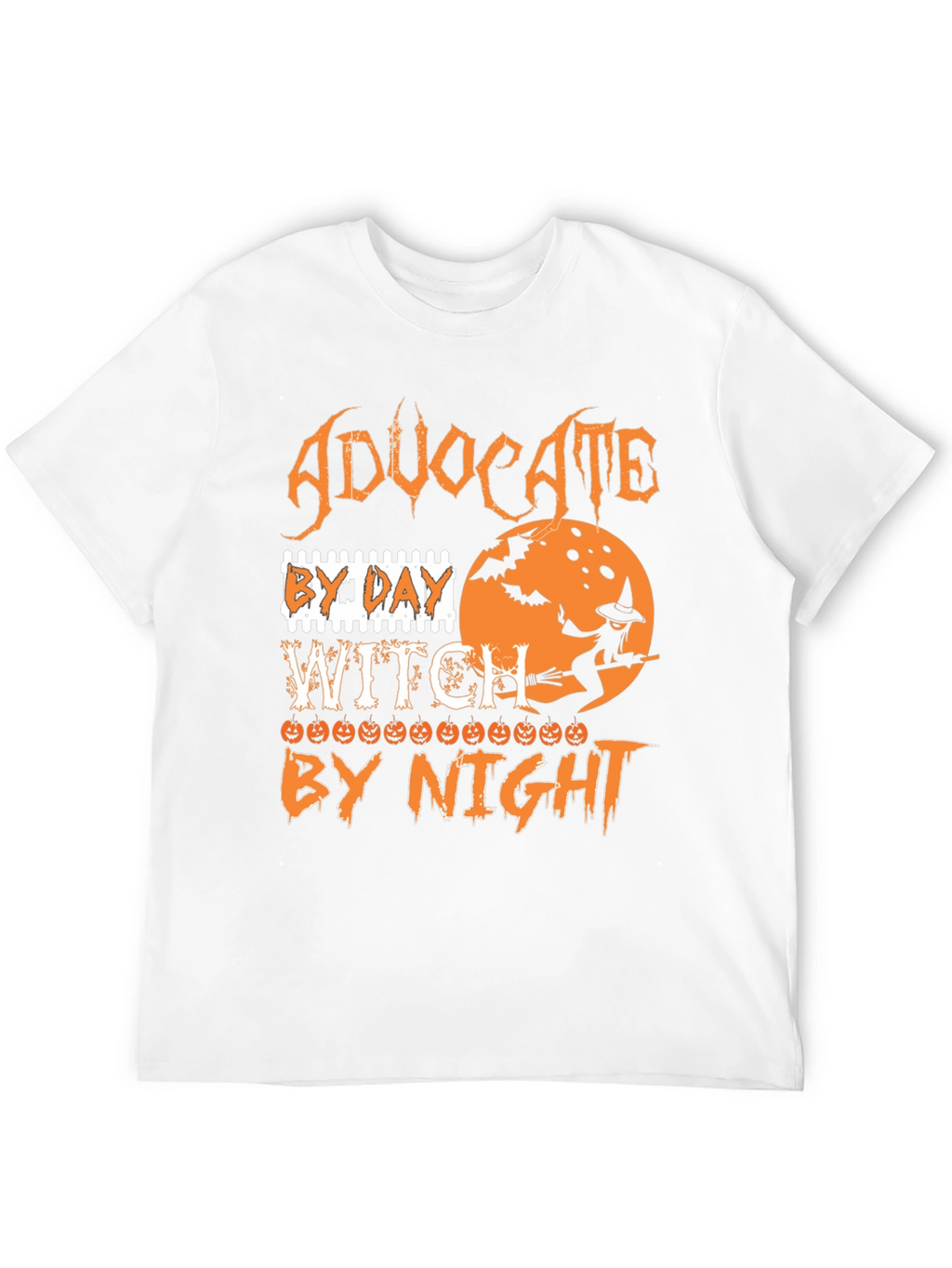 Advocate By Day Witch By Night Halloween T-Shirt
