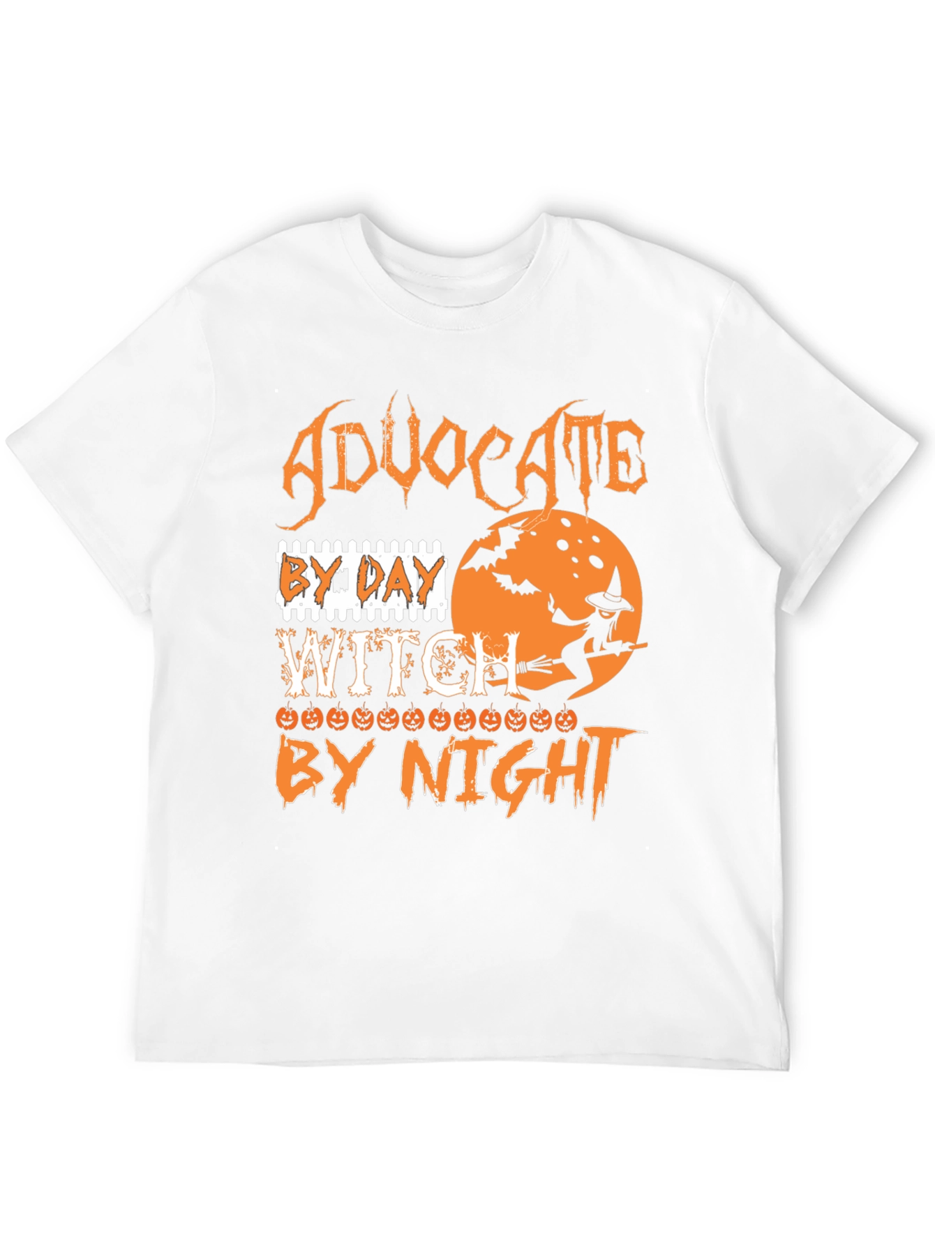 Advocate By Day Witch By Night Halloween T-Shirt