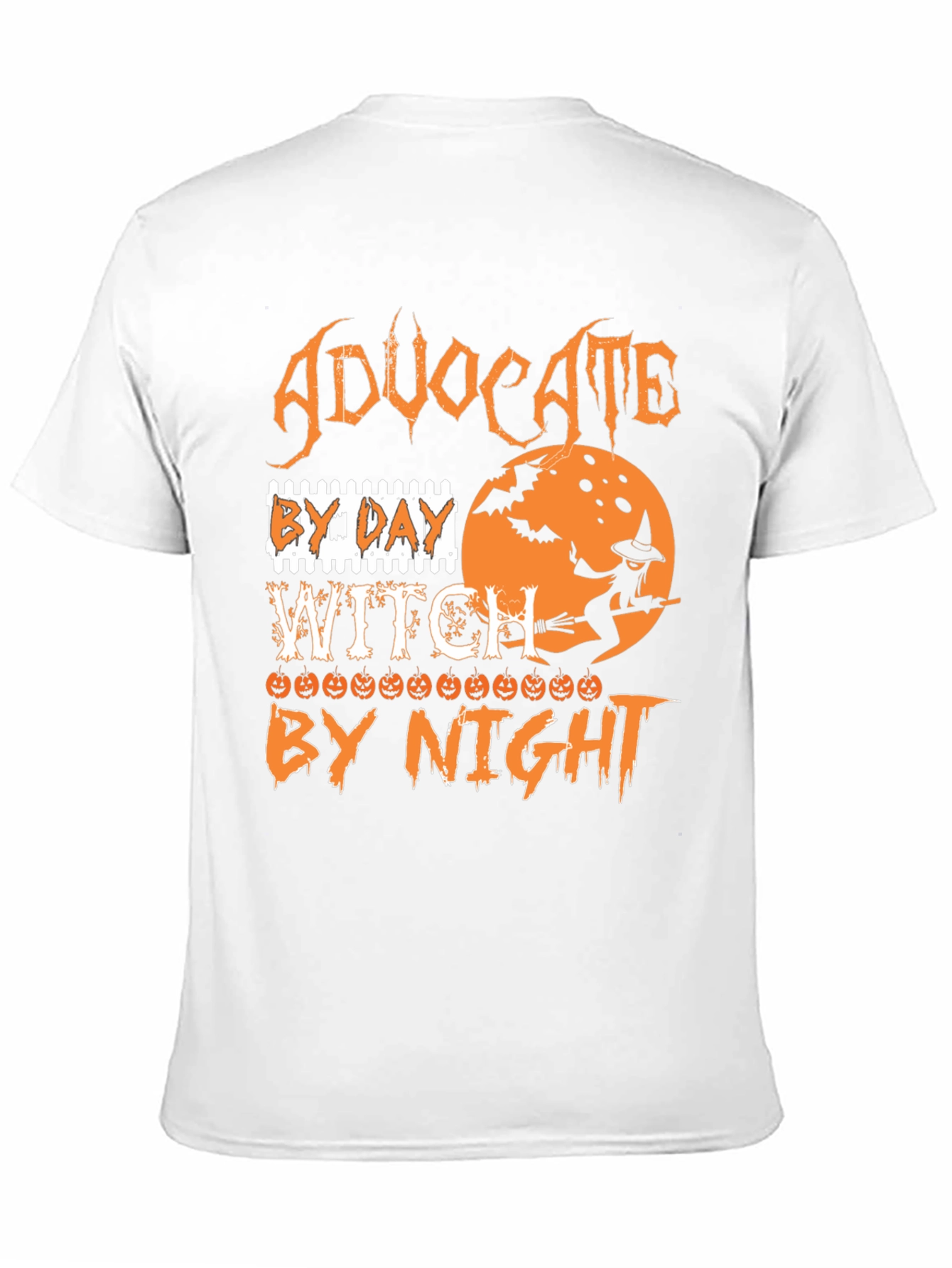 Advocate By Day Witch By Night Halloween T-Shirt
