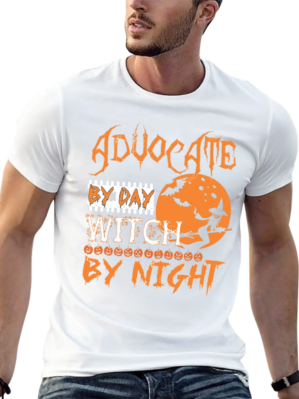 Advocate By Day Witch By Night Halloween T-Shirt