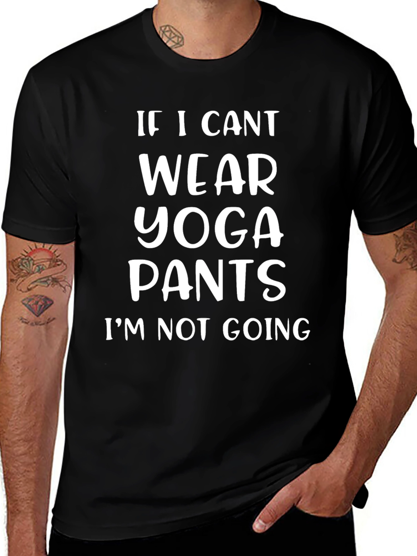 Yoga Pants T-Shirt Funny Statement Tee
