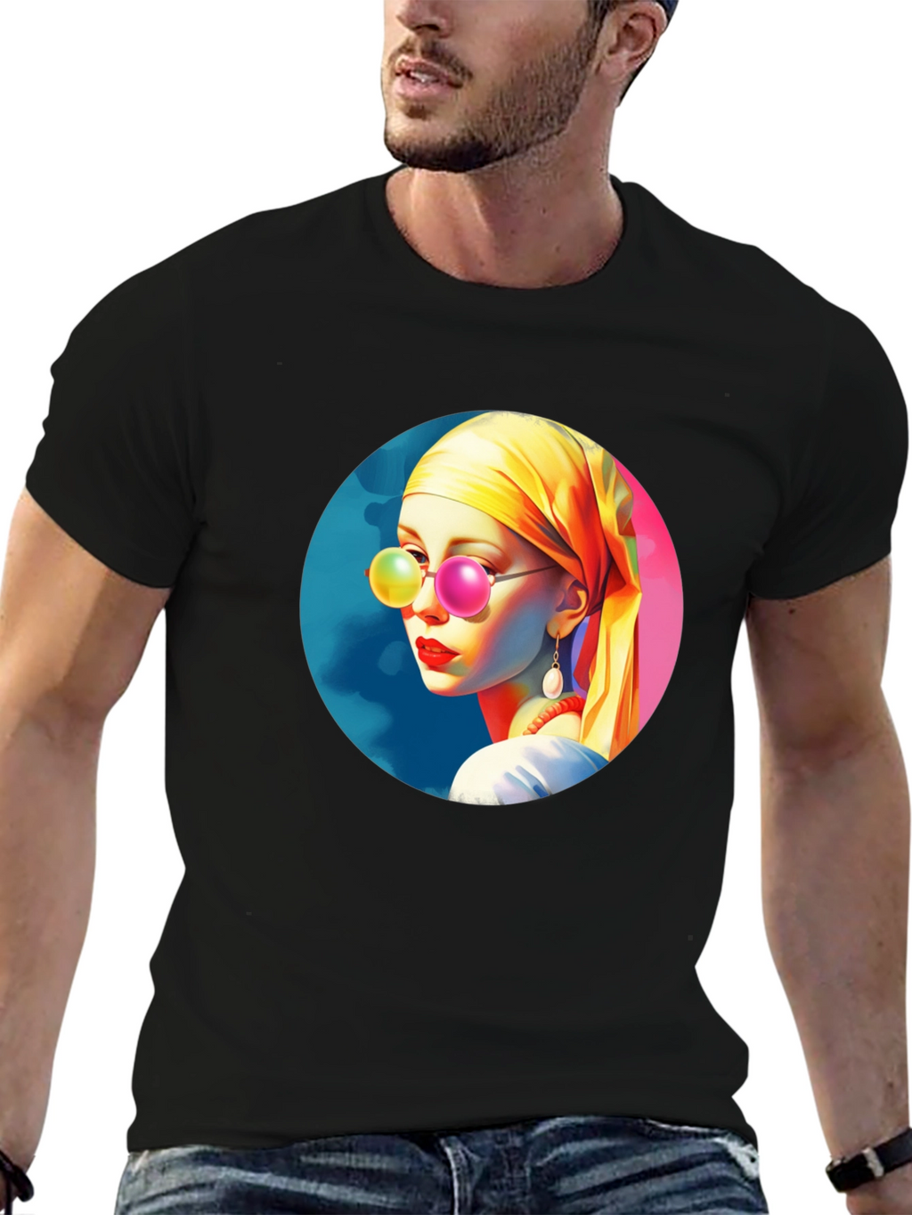 Woman with Glasses T-Shirt