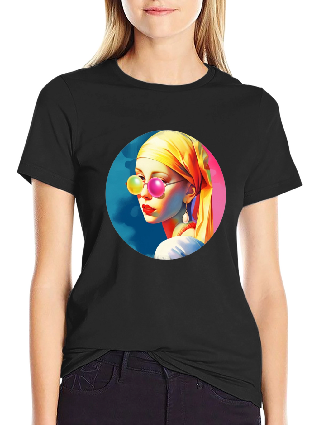 Woman with Glasses T-Shirt