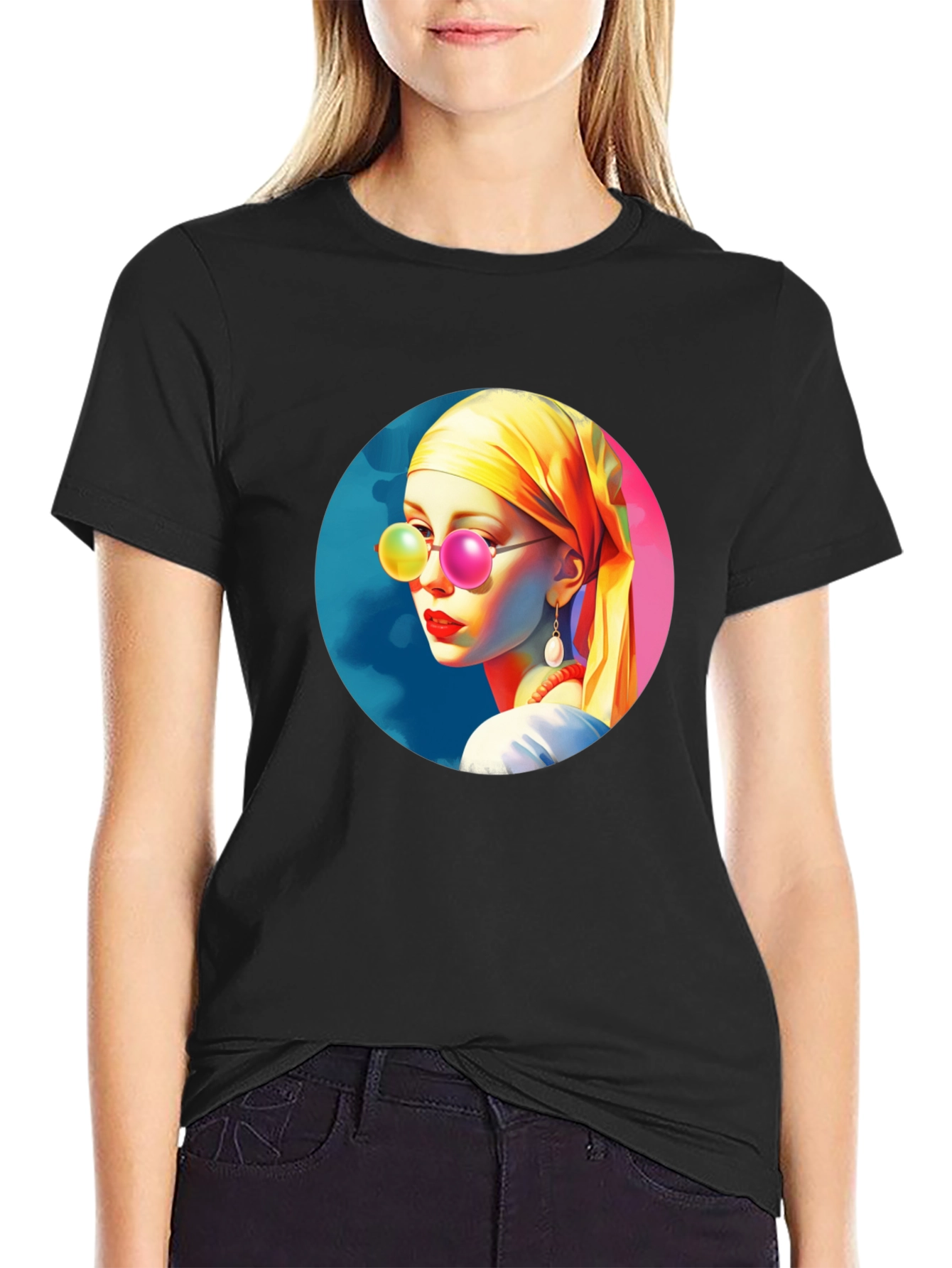 Woman with Glasses T-Shirt