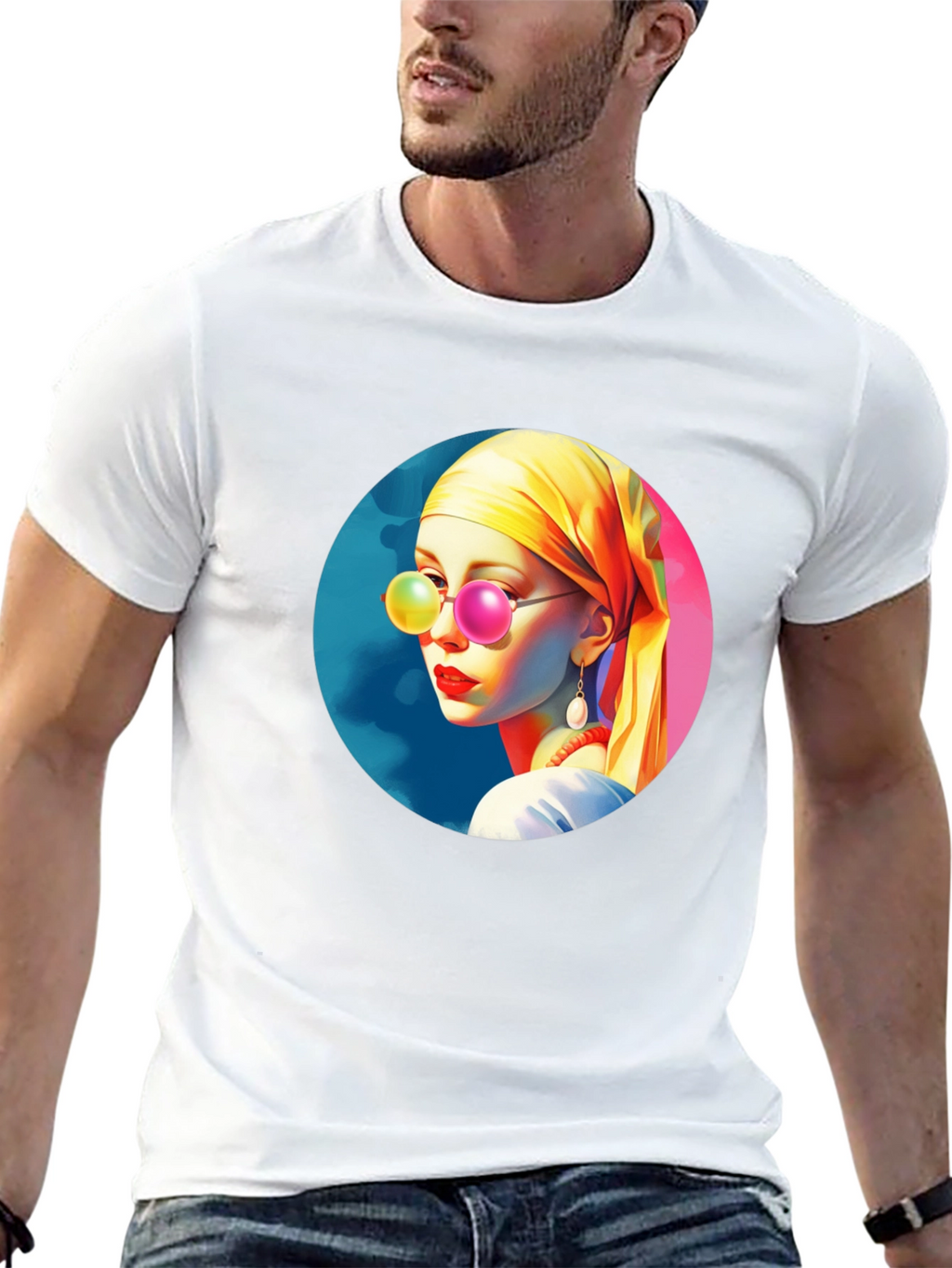 Woman with Glasses T-Shirt
