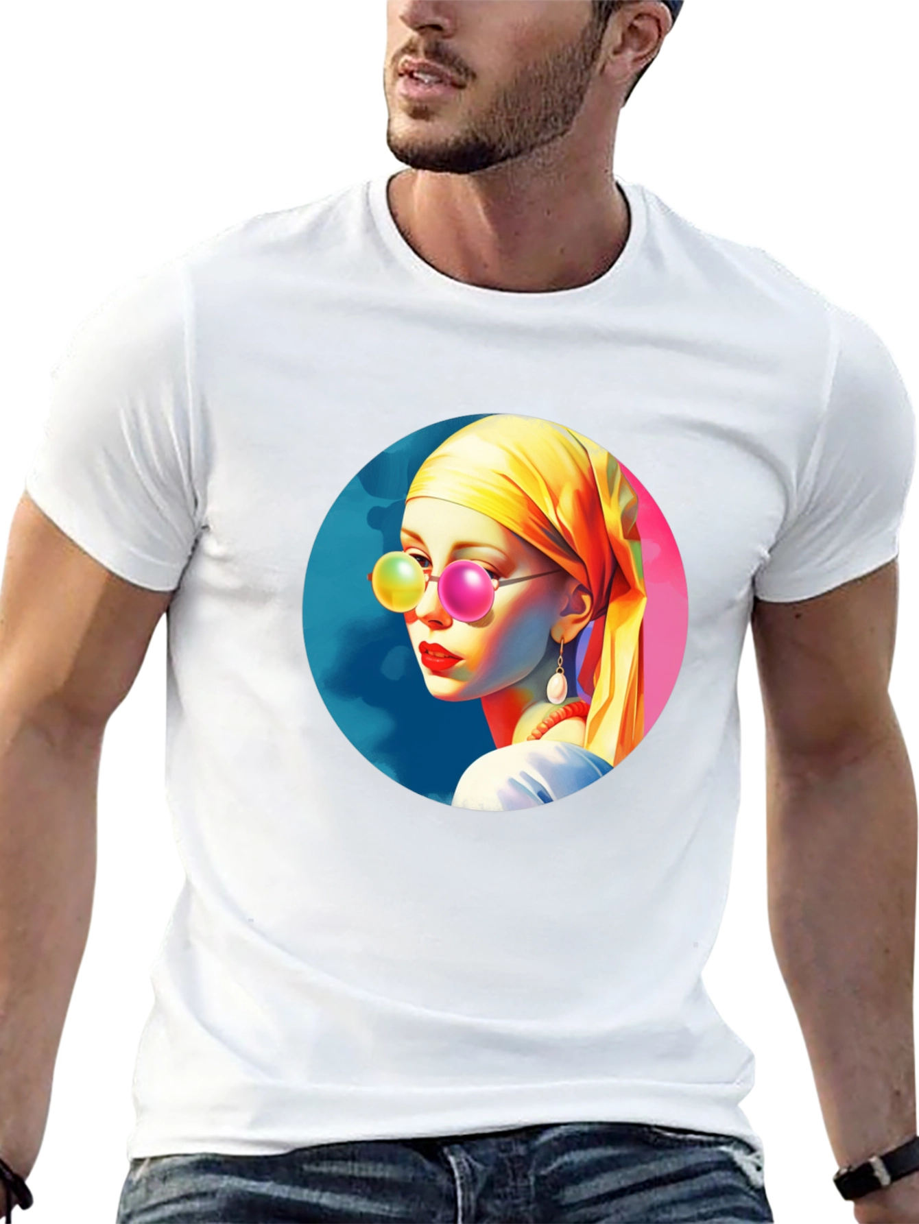 Woman with Glasses T-Shirt