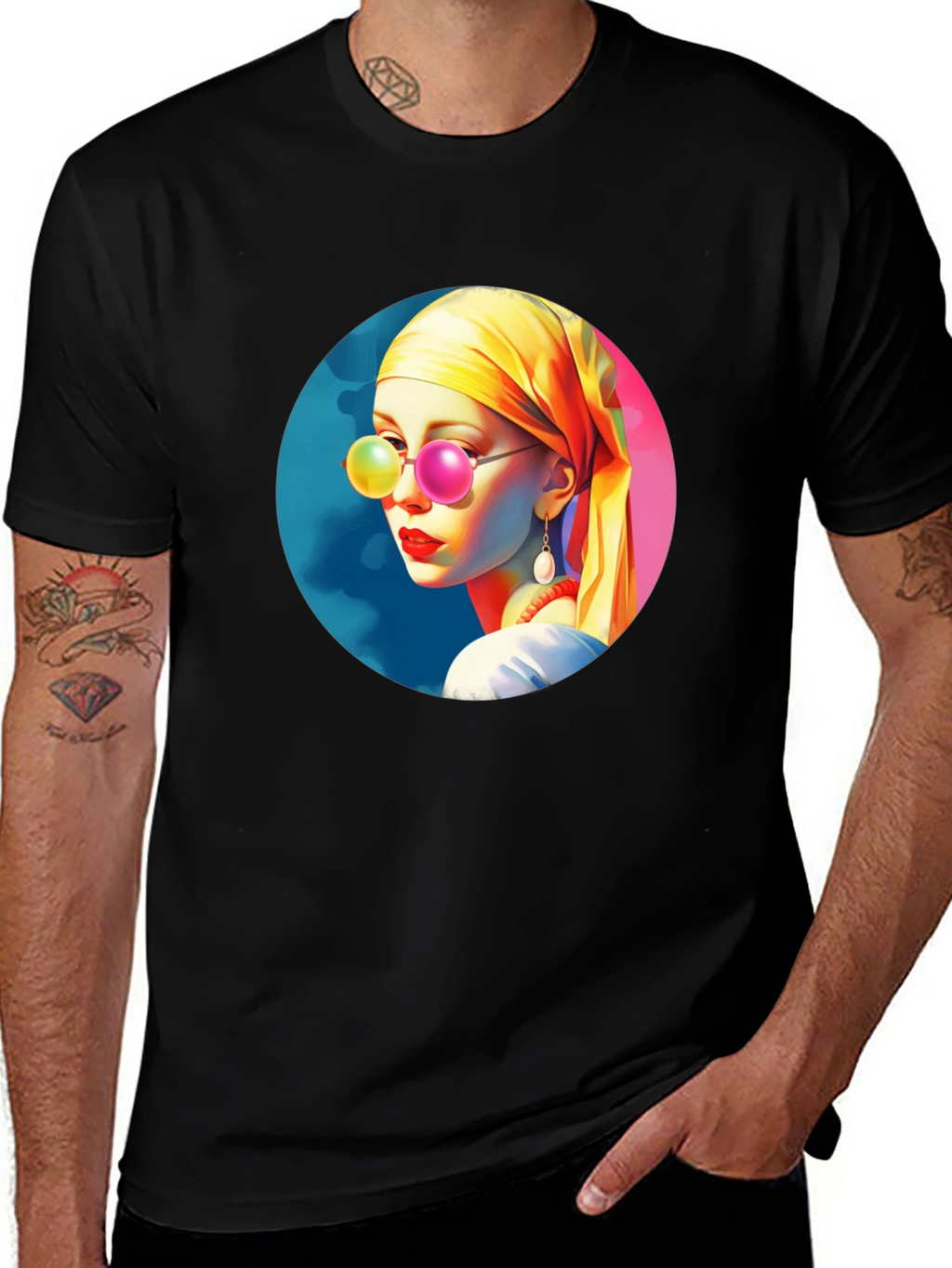 Woman with Glasses T-Shirt