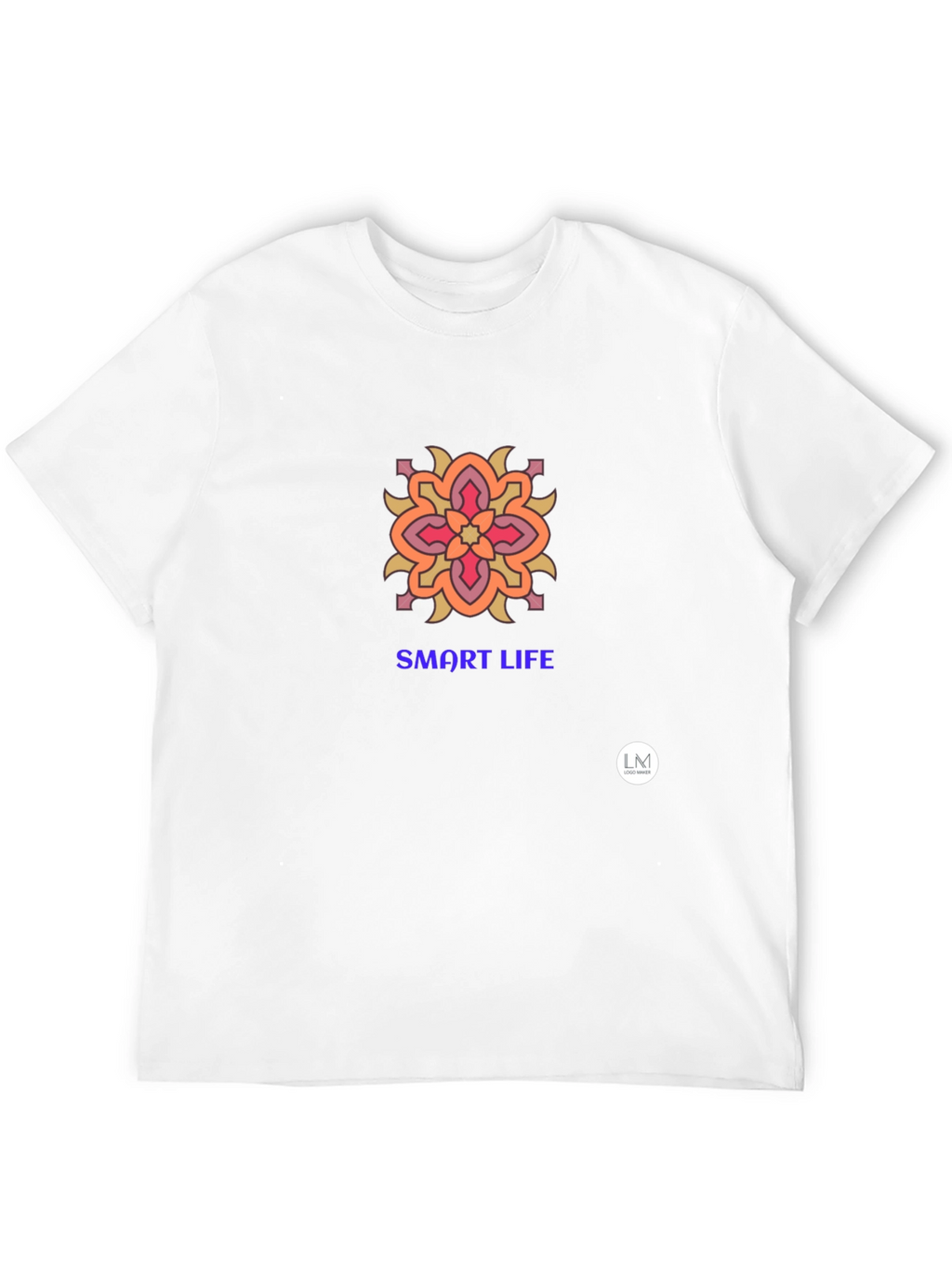 Smart Life Graphic Black T-Shirt