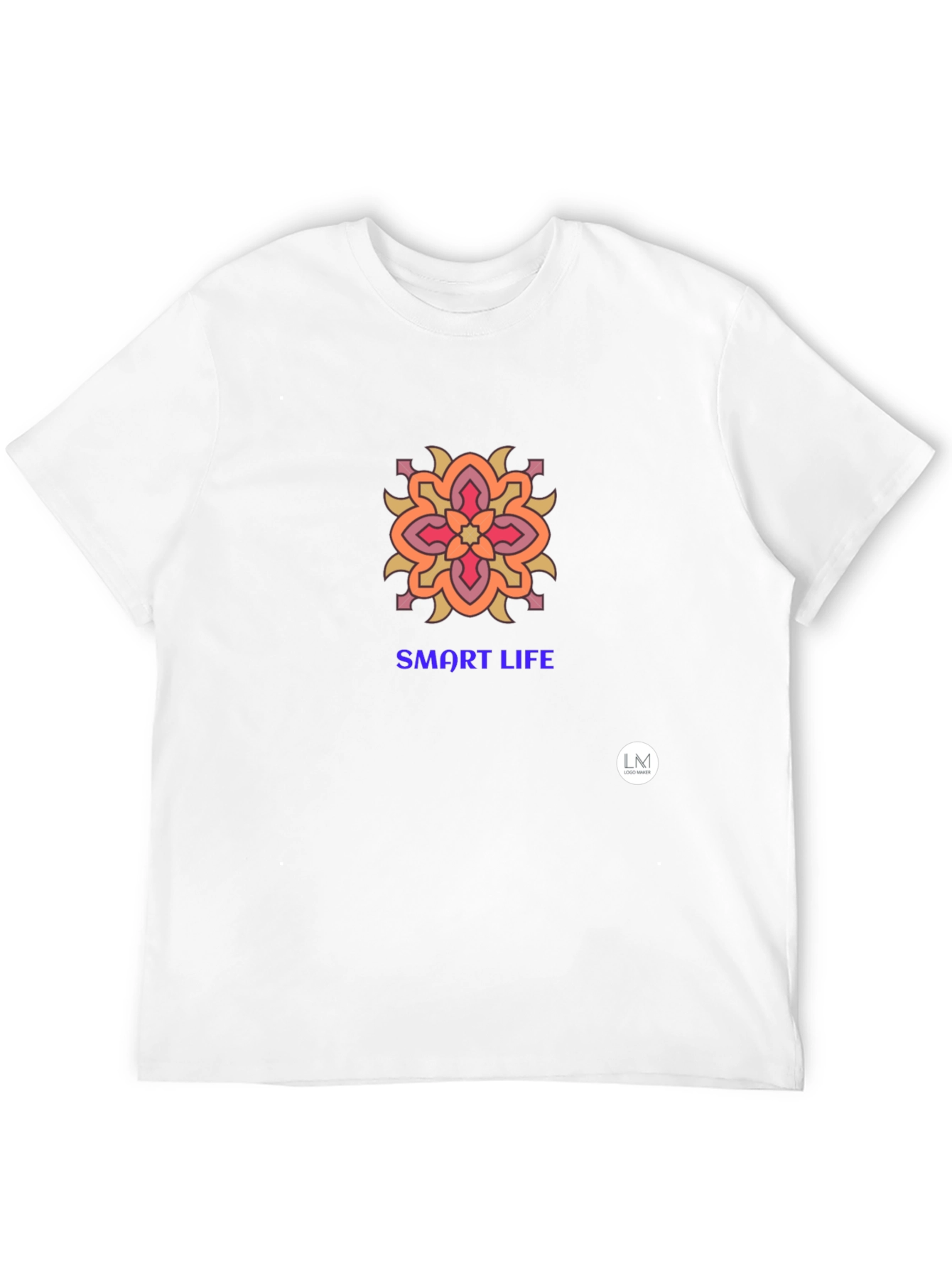 Smart Life Graphic Black T-Shirt