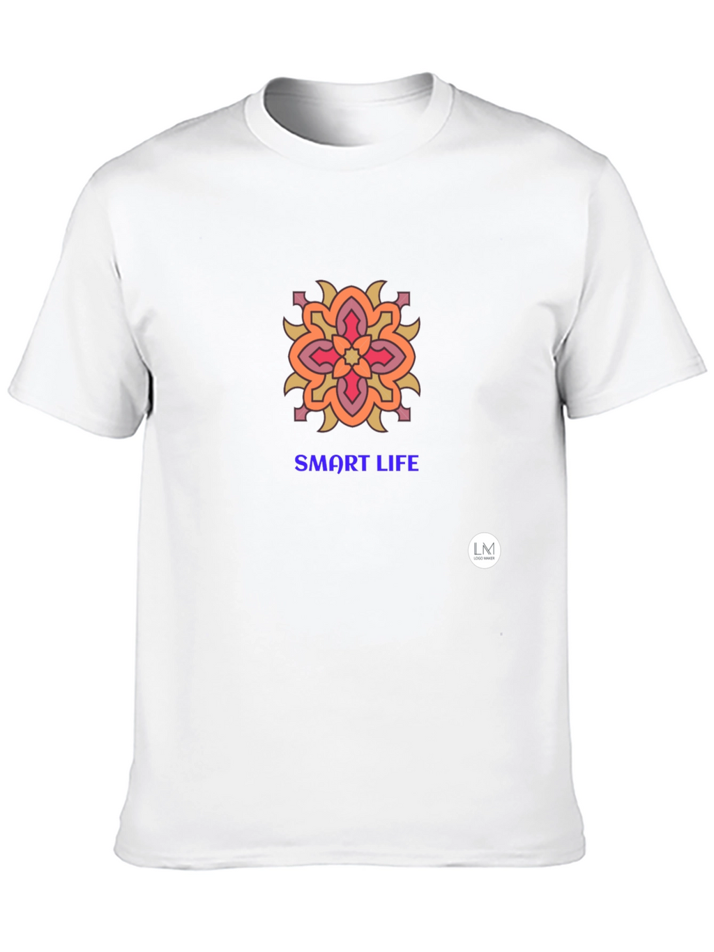 Smart Life Graphic Black T-Shirt