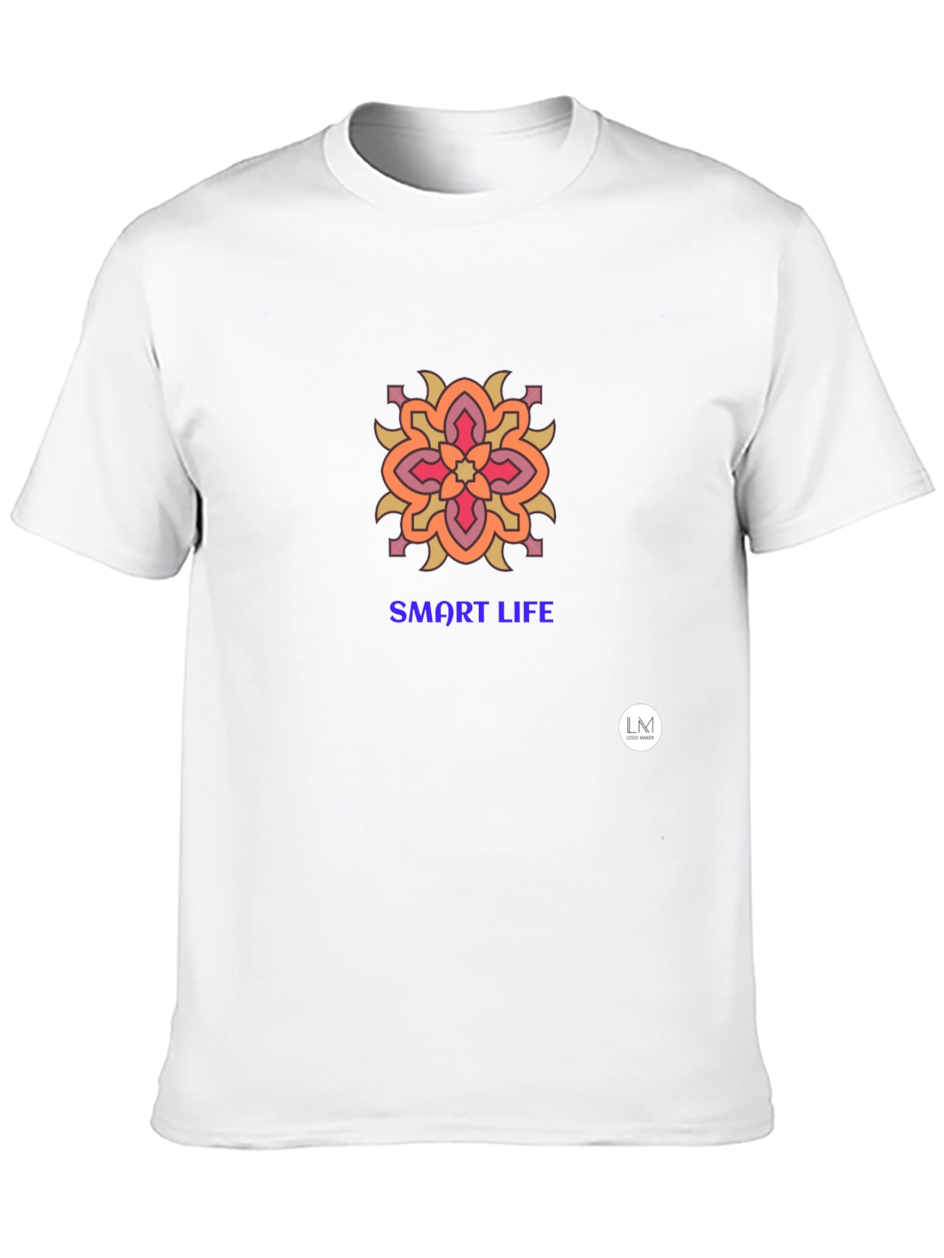 Smart Life Graphic Black T-Shirt