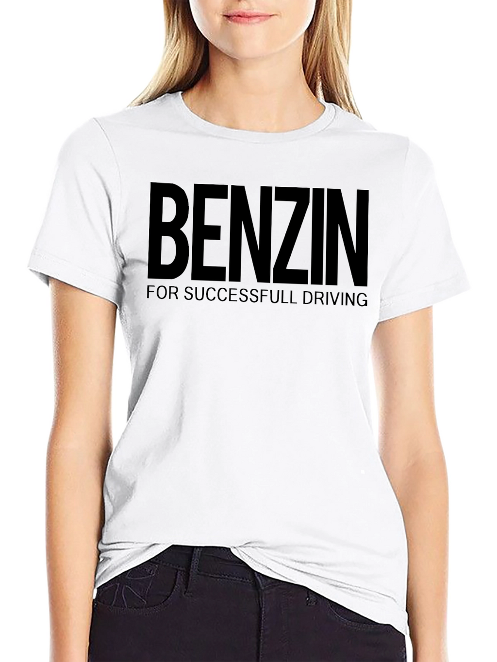 Benzin T-Shirt - For Successfull Driving Black Tee