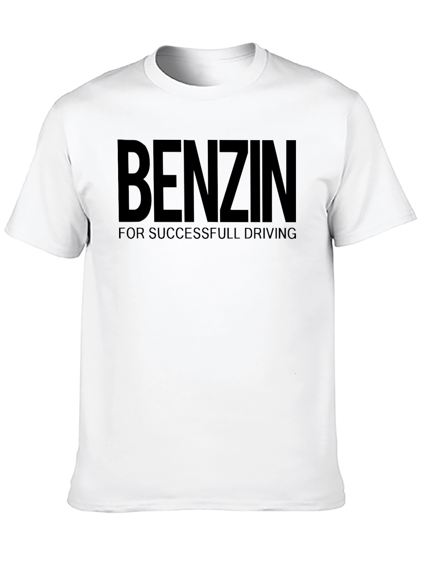 Benzin T-Shirt - For Successfull Driving Black Tee