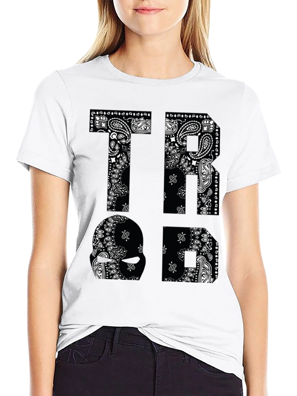 Bandana Print Graphic T-Shirt