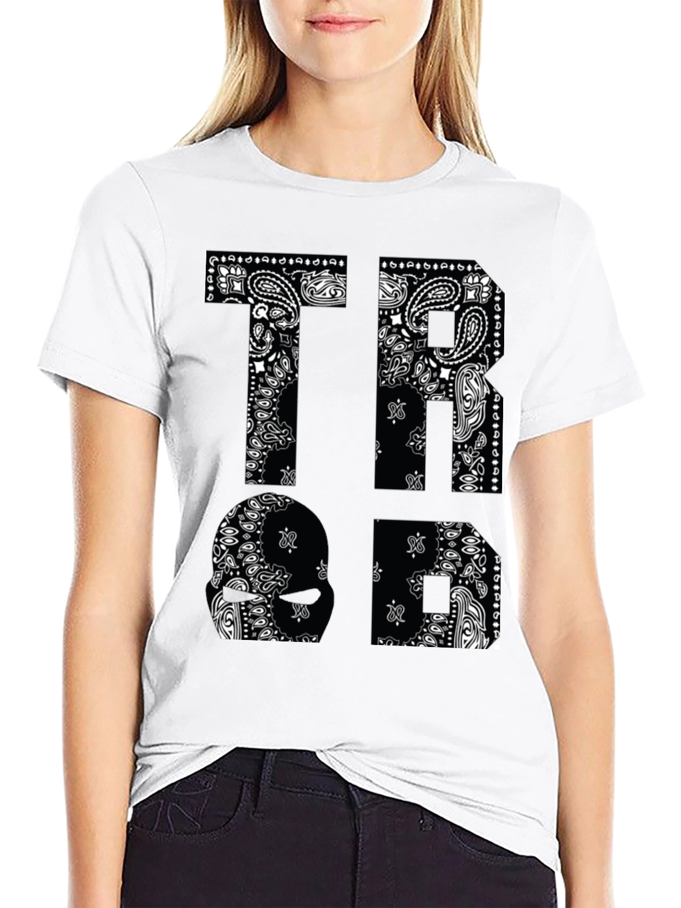 Bandana Print Graphic T-Shirt