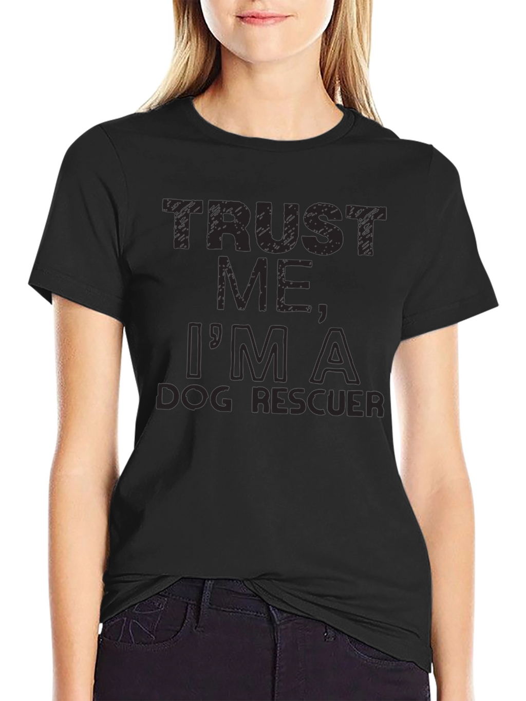 Trust Me Im A Dog Rescuer - Graphic Tee